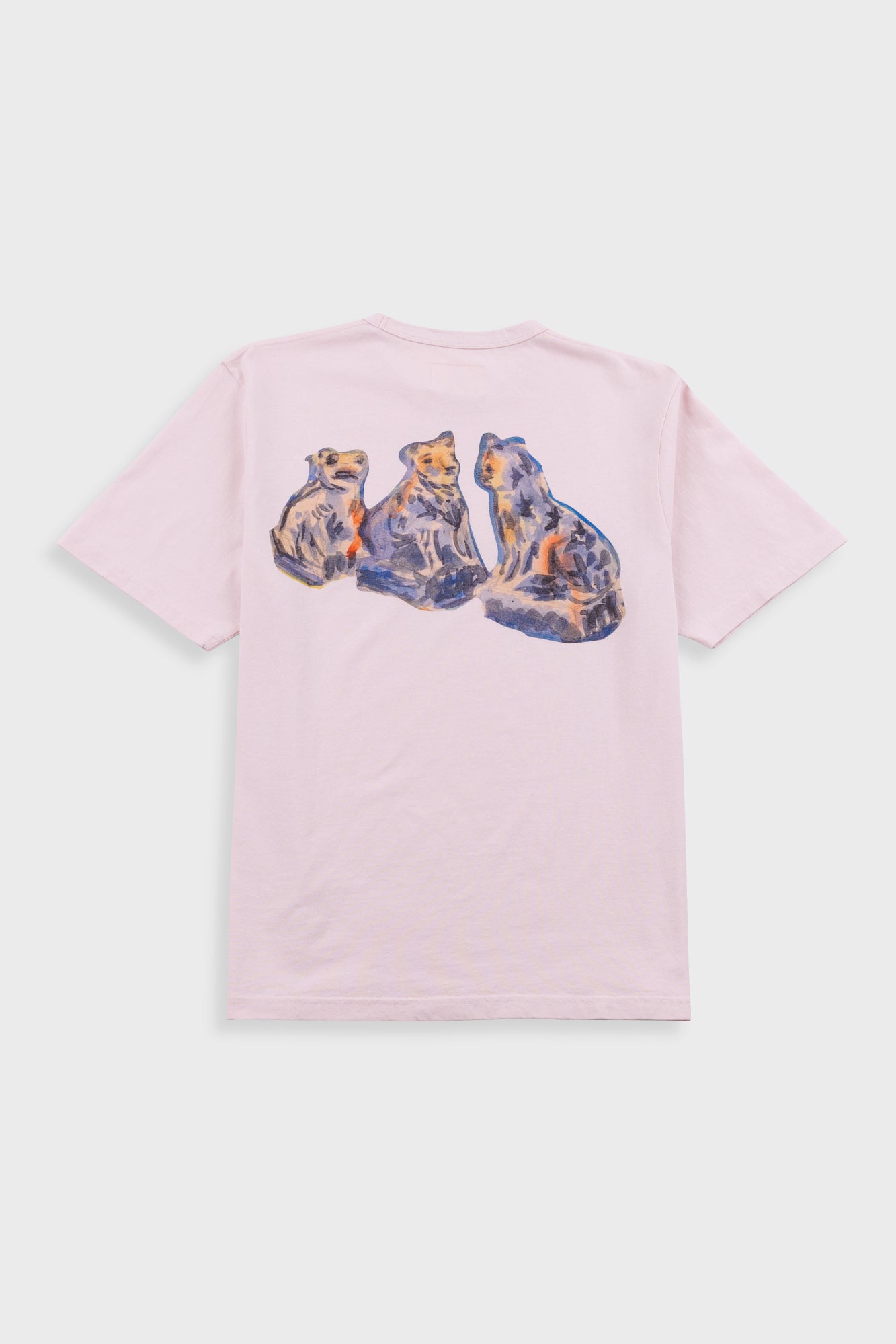Relaxed T-Shirt - Light Pink Jungle Cat | Folk x Goss Brothers