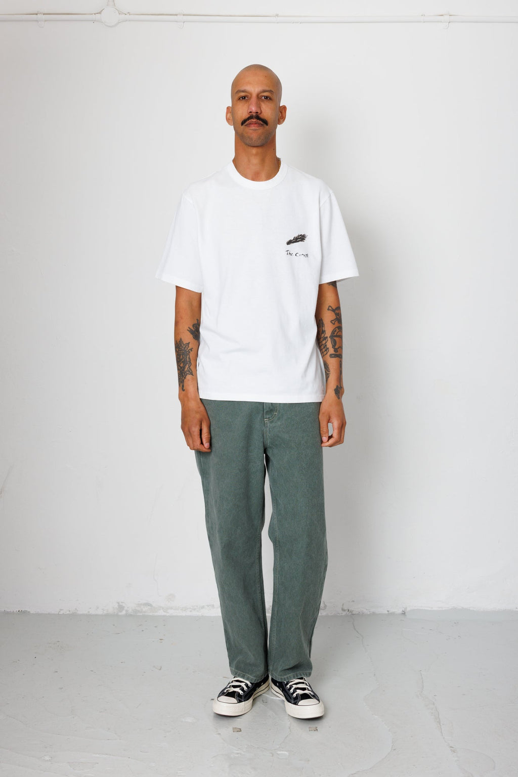 Relaxed T-Shirt - White Comet | Folk x Goss Brothers