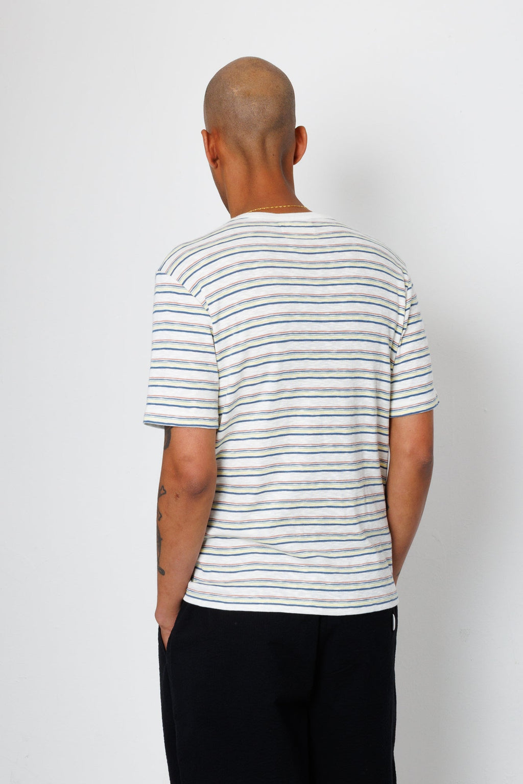 Multistripe T-Shirt - Ecru Paradiso Stripe