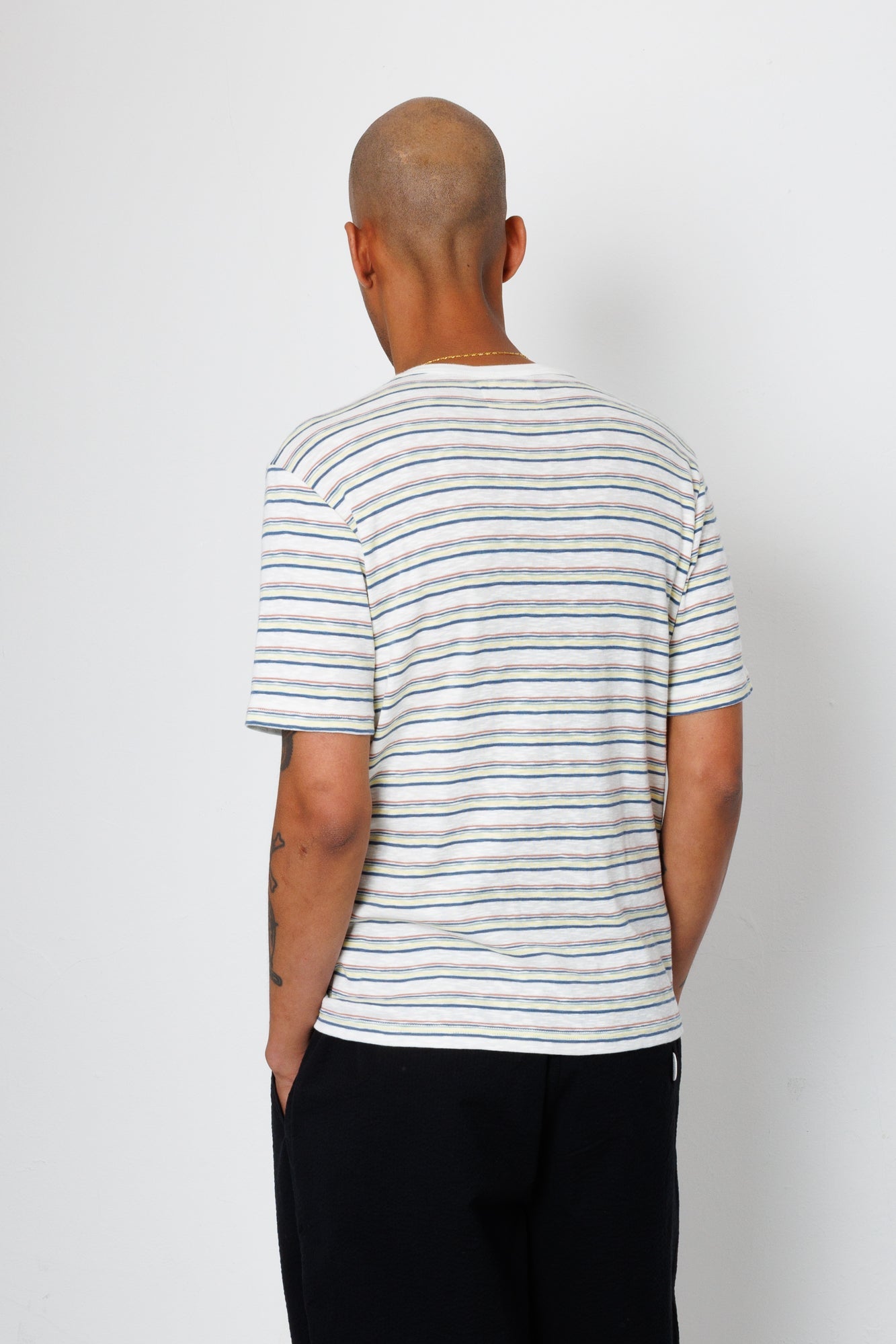 Multistripe T-Shirt - Ecru Paradiso Stripe