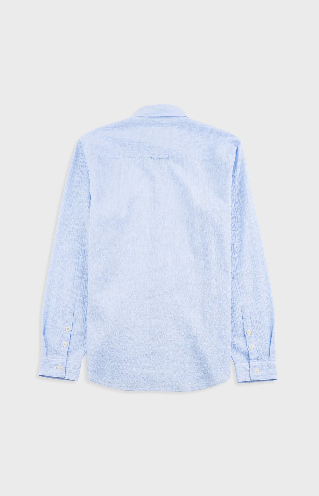 Relaxed Fit Shirt - Light Blue Texture