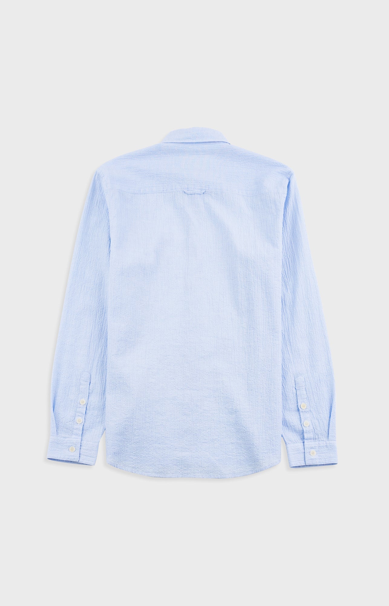 Relaxed Fit Shirt - Light Blue Texture