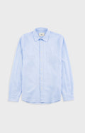 Relaxed Fit Shirt - Light Blue Texture