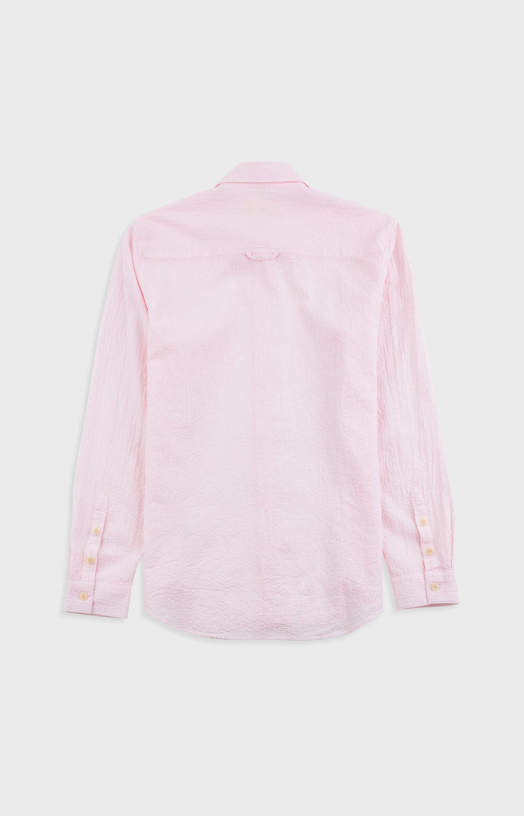 Relaxed Fit Shirt - Pink Fine Stripe