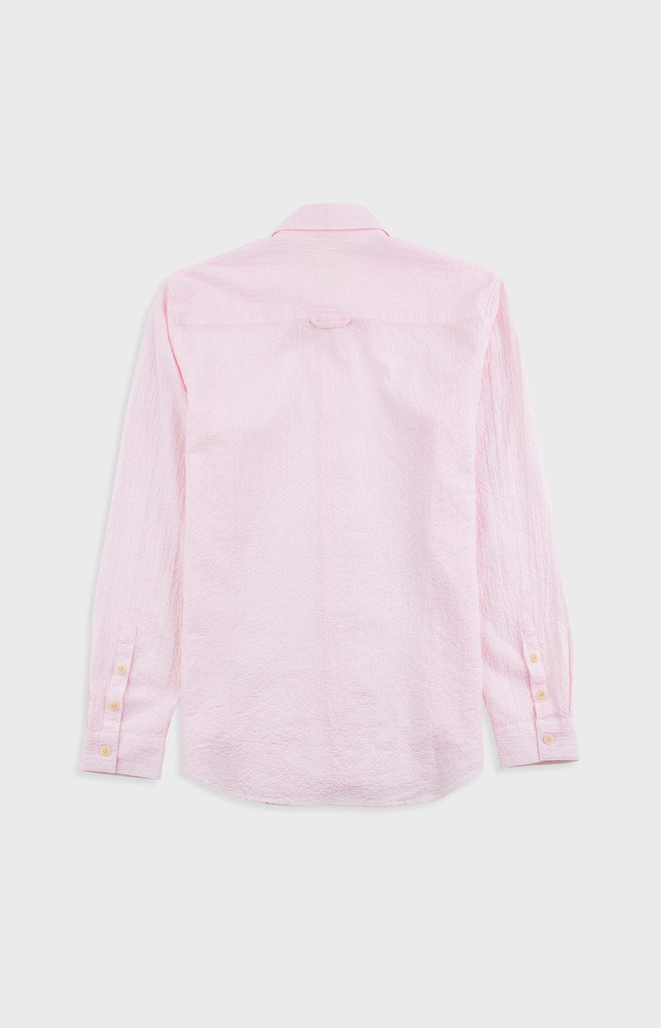 Relaxed Fit Shirt - Pink Fine Stripe