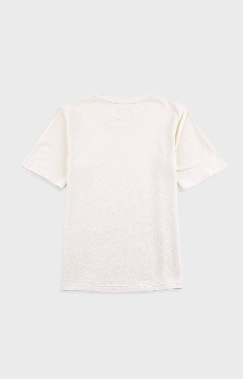 Short Sleeve Textured T-Shirt - Ecru