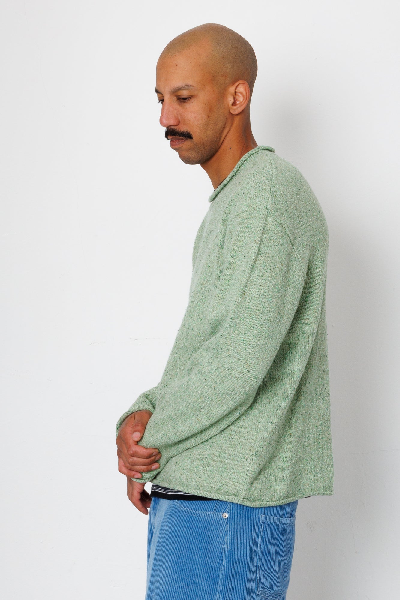 Slouch Crew - Light Sage