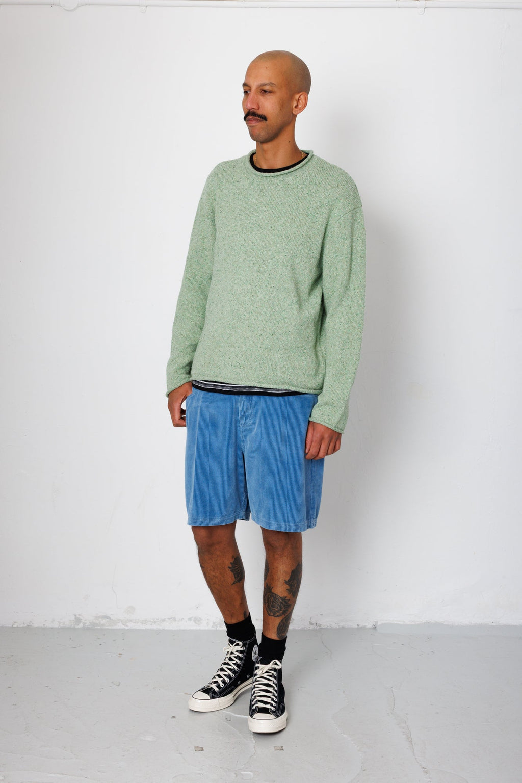 Slouch Crew - Light Sage