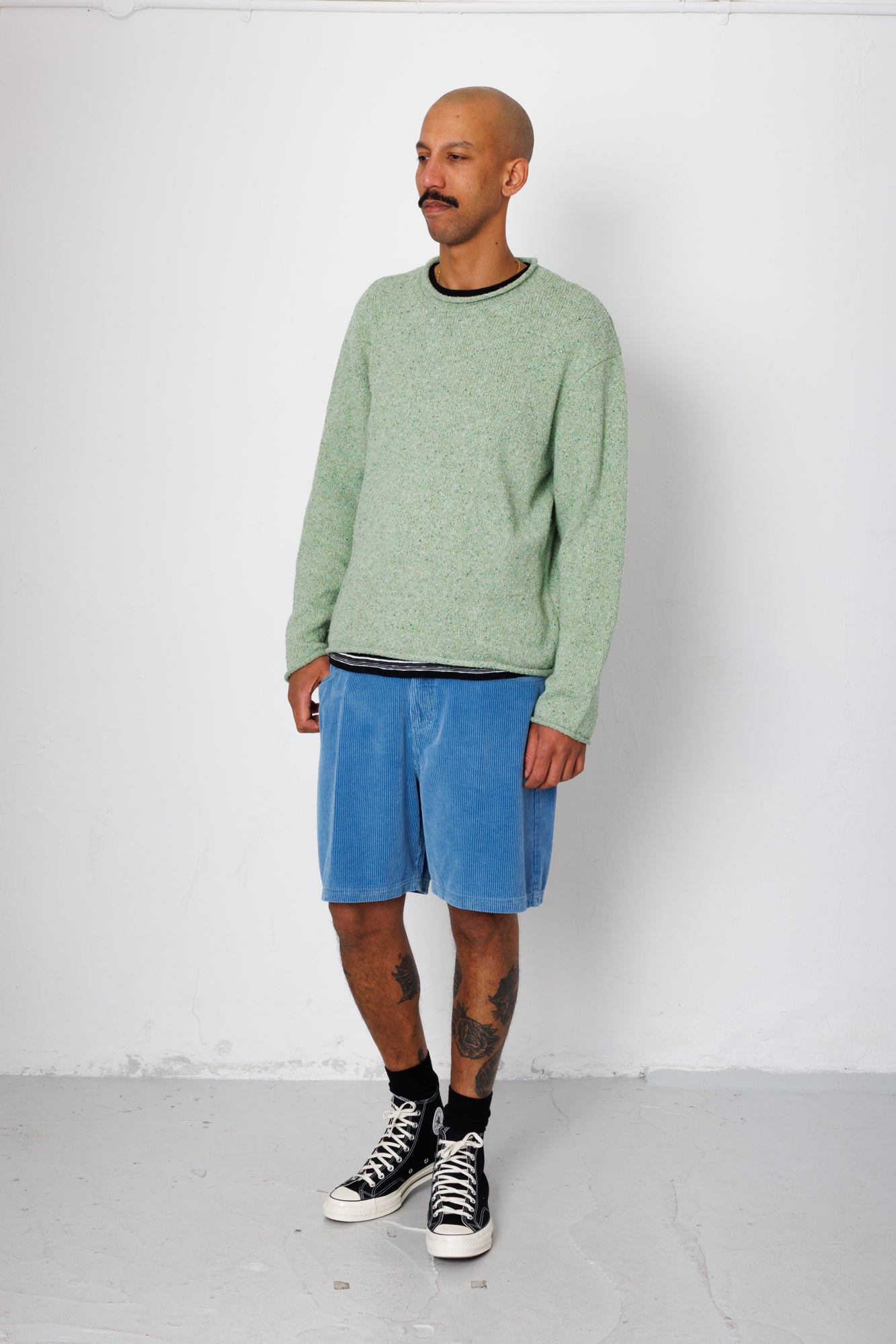Slouch Crew - Light Sage