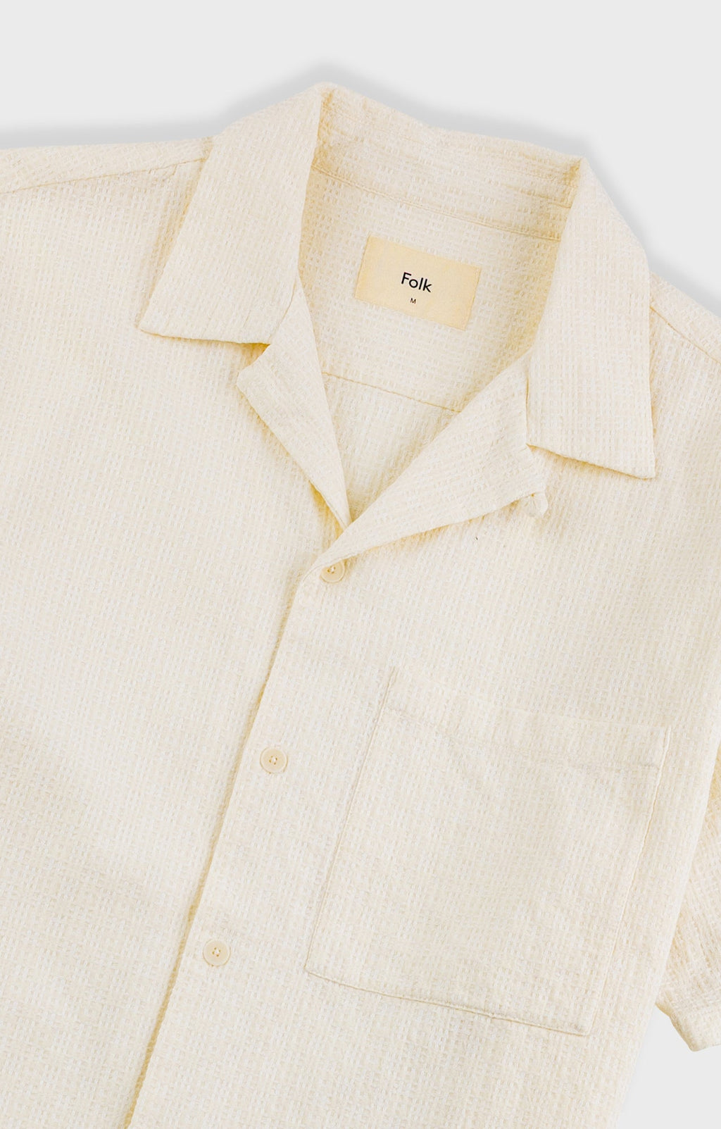 Relaxed Soft Collar Shirt - Ecru Tapestry