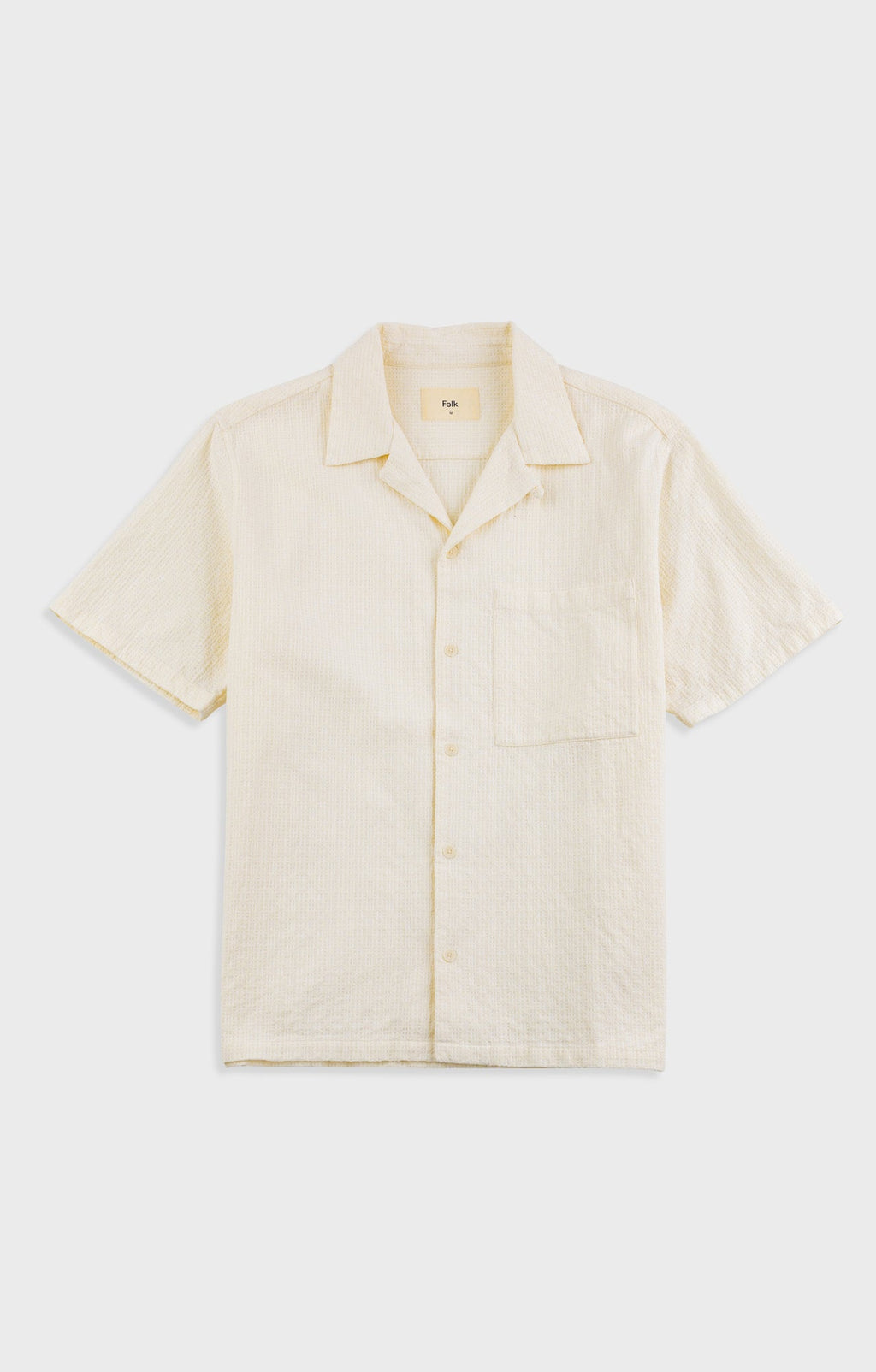 Relaxed Soft Collar Shirt - Ecru Tapestry