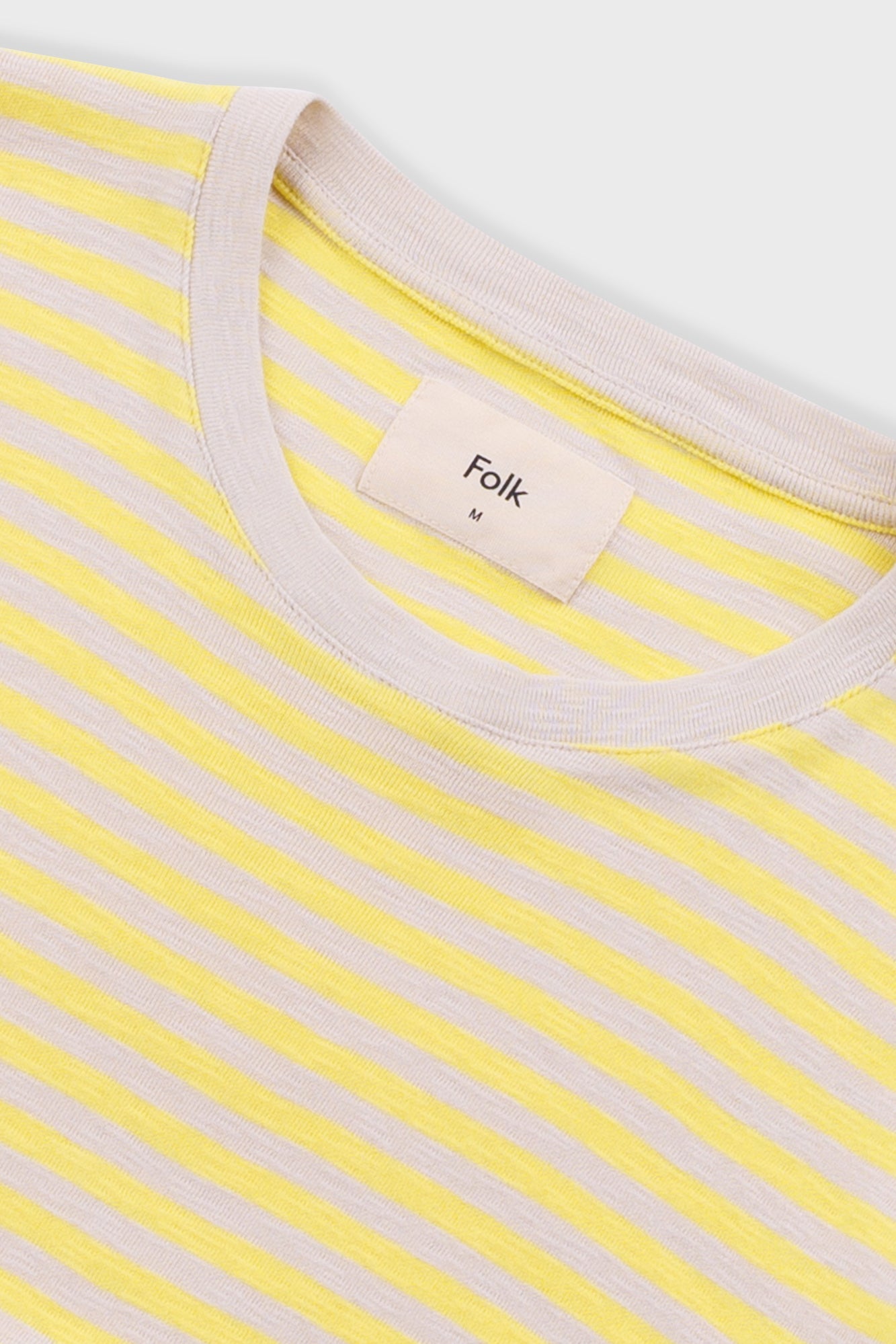 Classic Striped T-Shirt - Yellow / Ecru