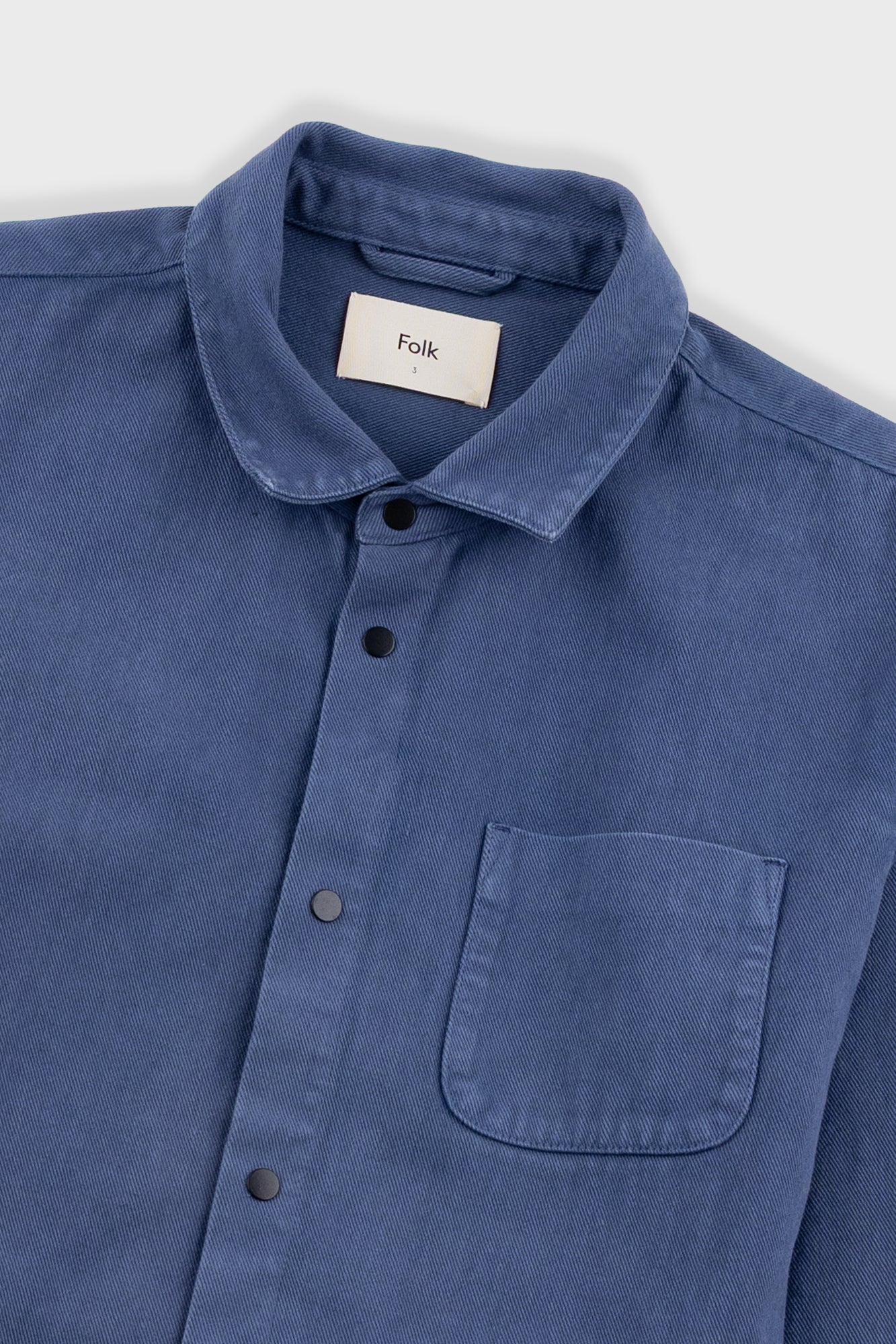 Twill Assembly Jacket - Dusty Blue
