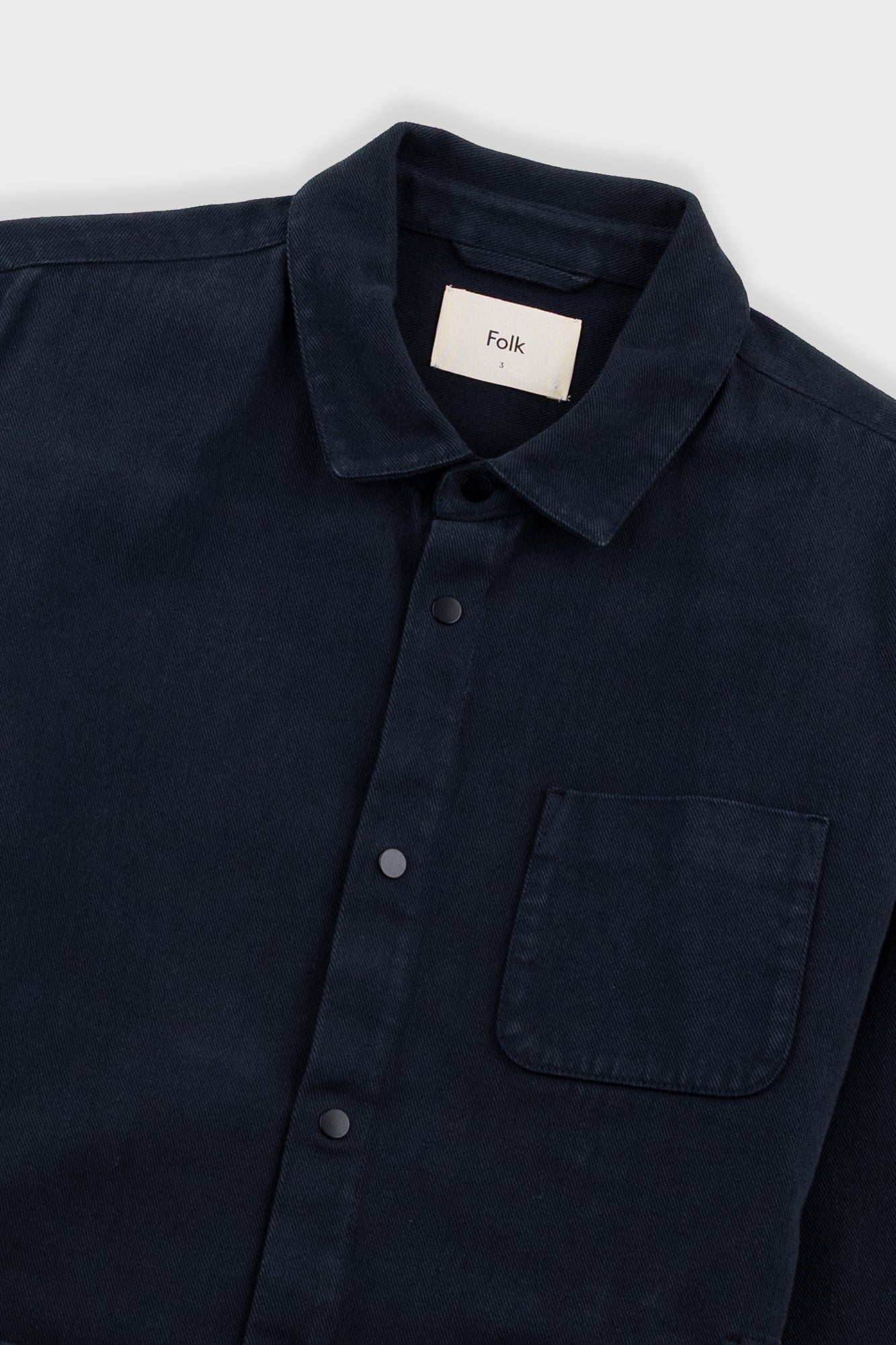 Twill Assembly Jacket - Soft Black