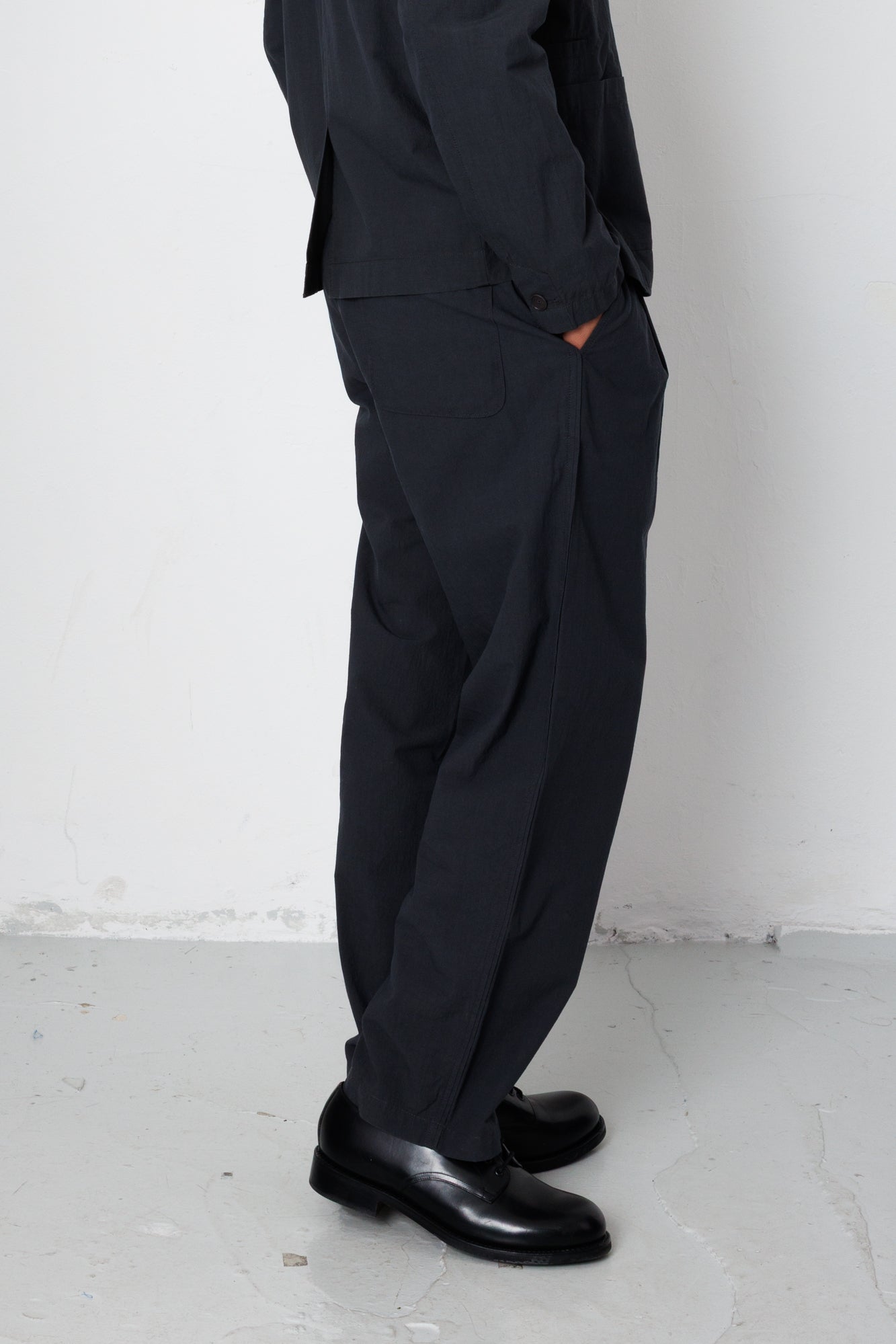 Wide Fit Trouser - Charcoal