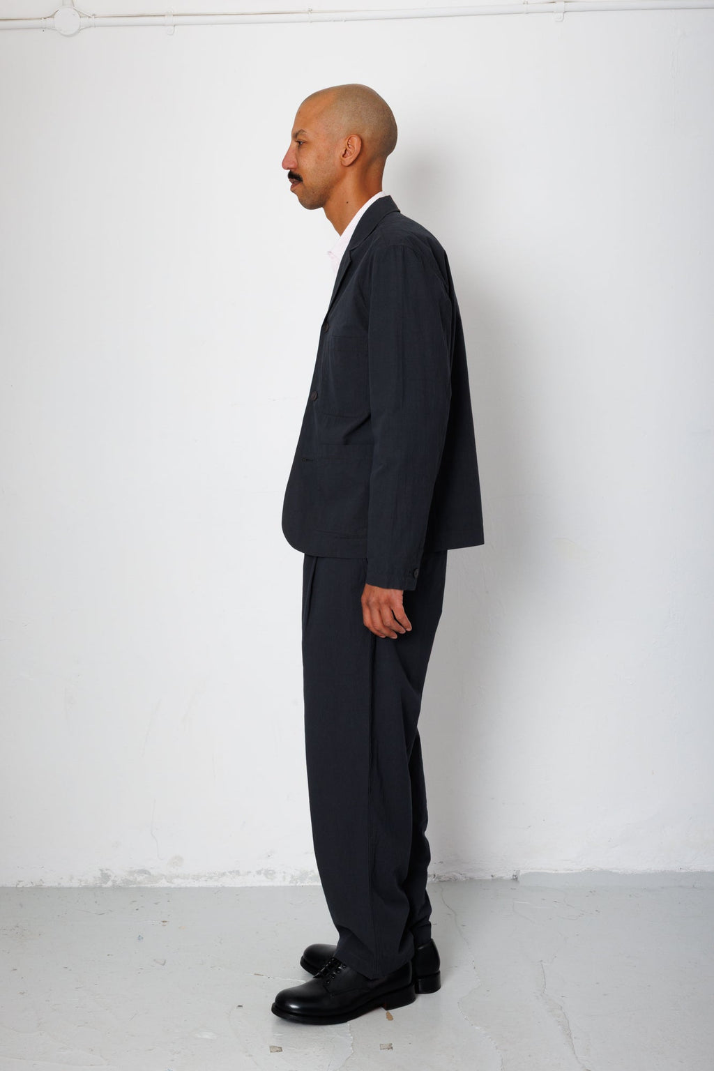 Wide Fit Trouser - Charcoal