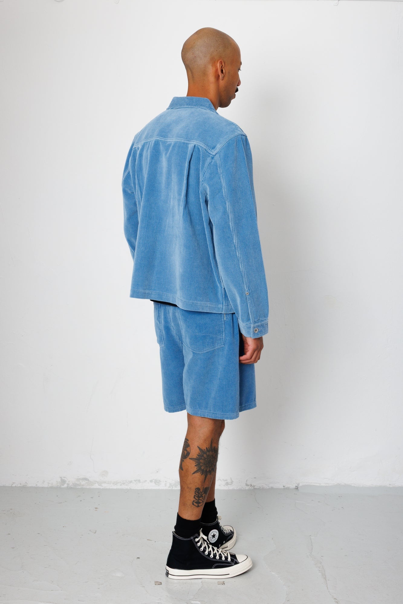 Zaki Jacket - Soft Blue Cord