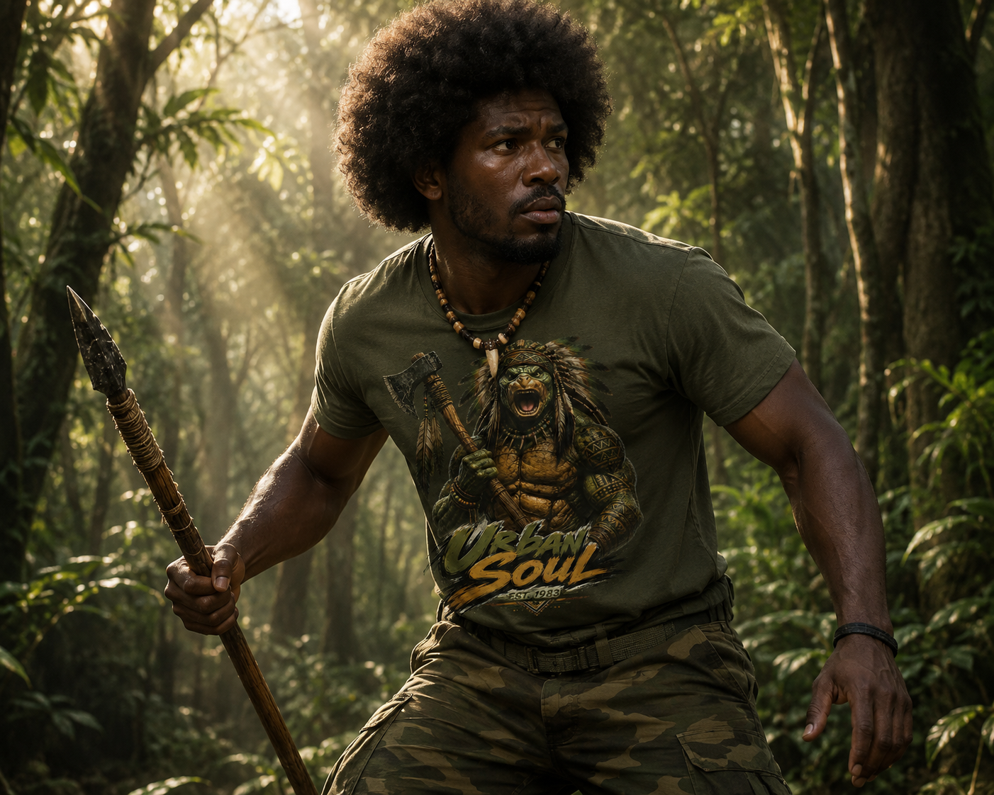 Urban Soul Warrior Turtle Unisex T-Shirt