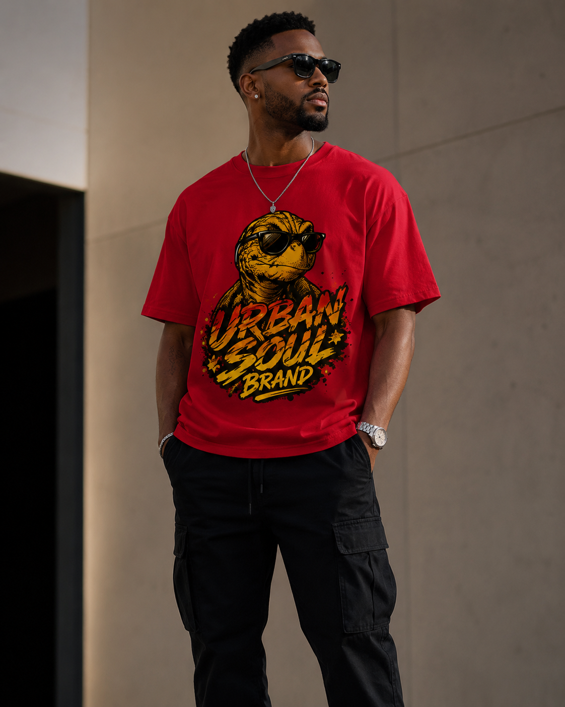 Urban Soul Brand Turtle Shades Tee | Streetwear Graphic T-Shirt