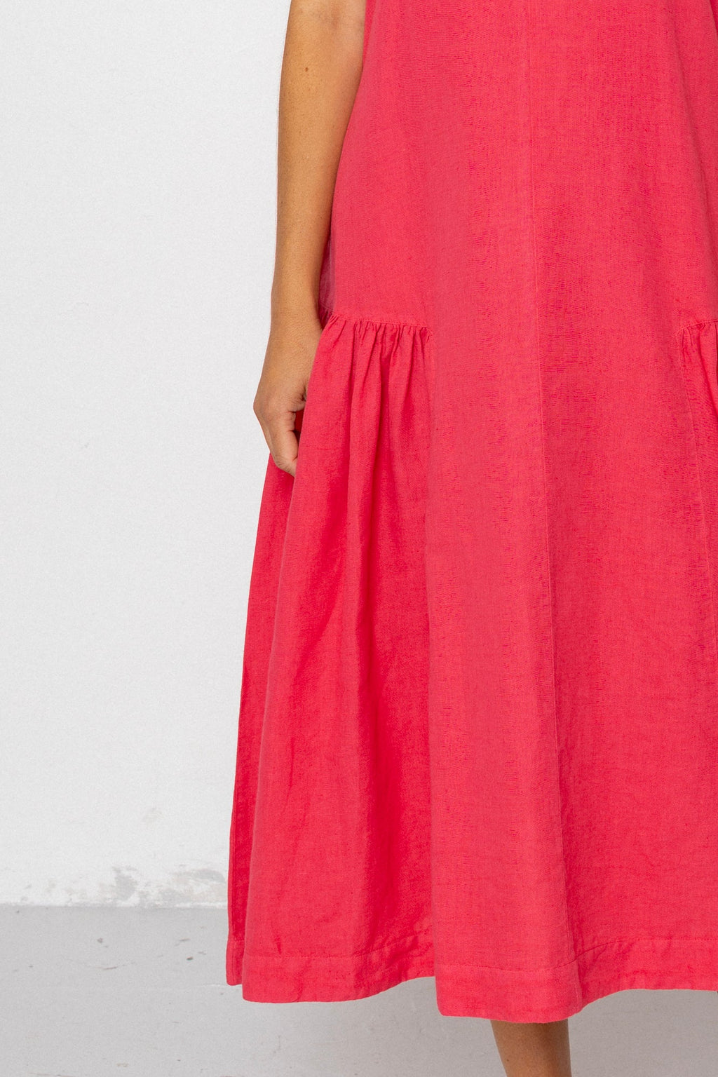 Sarah Dress - Rose Red