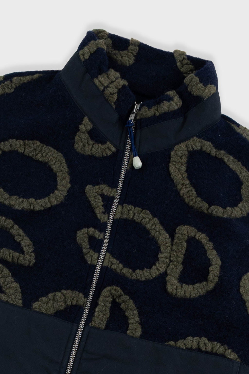 Signal Gilet - Navy Circle Jacquard