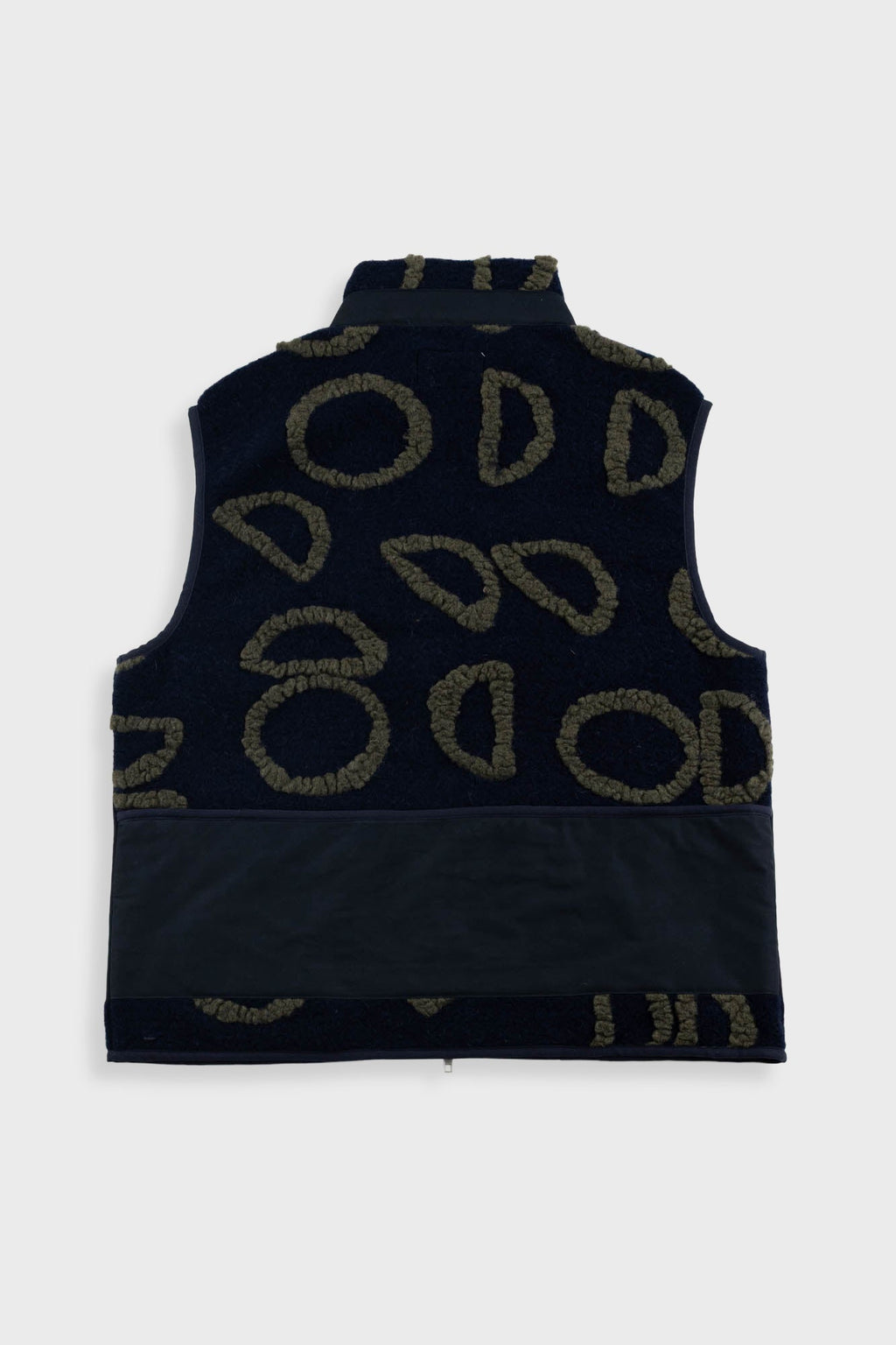 Signal Gilet - Navy Circle Jacquard