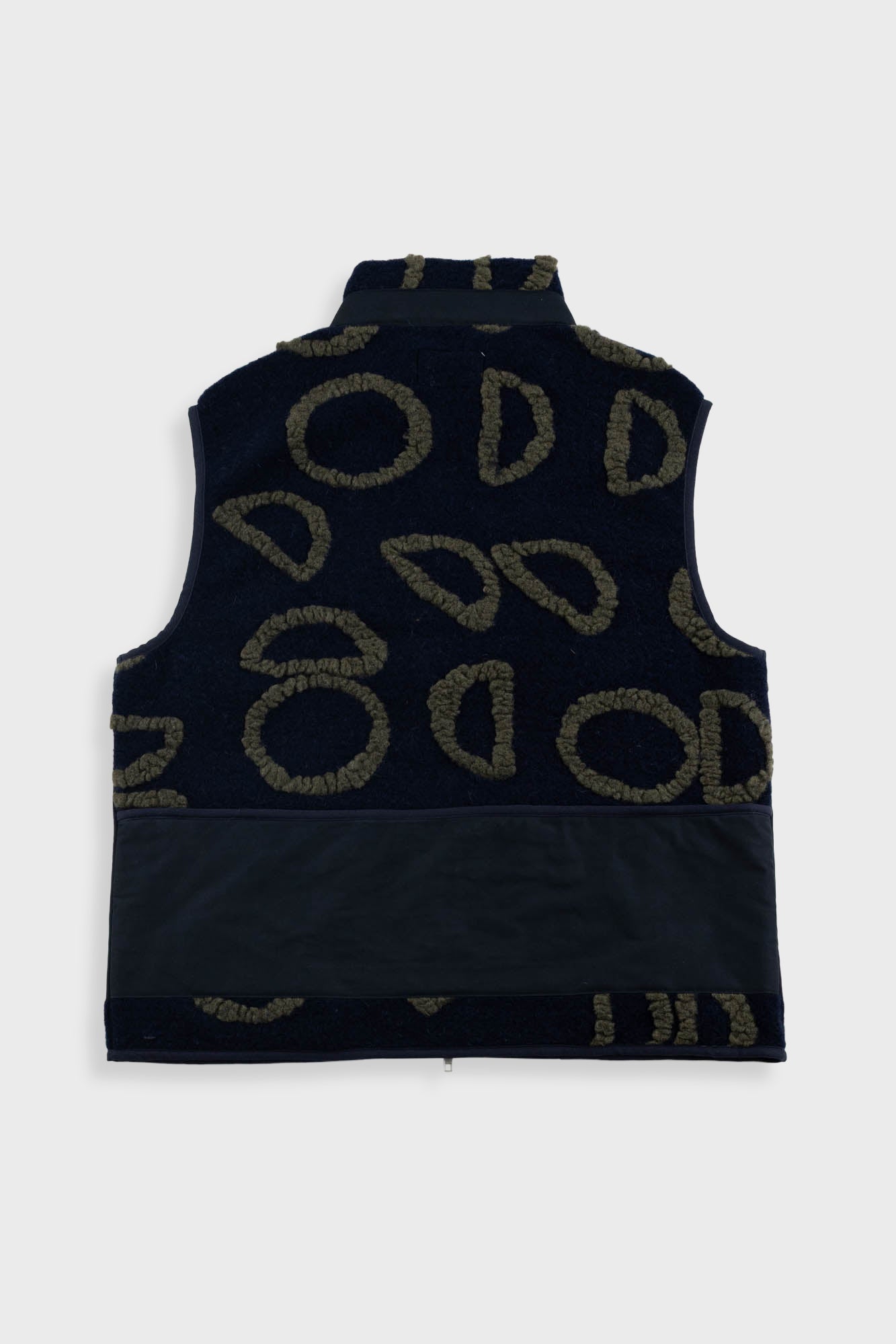 Signal Gilet - Navy Circle Jacquard
