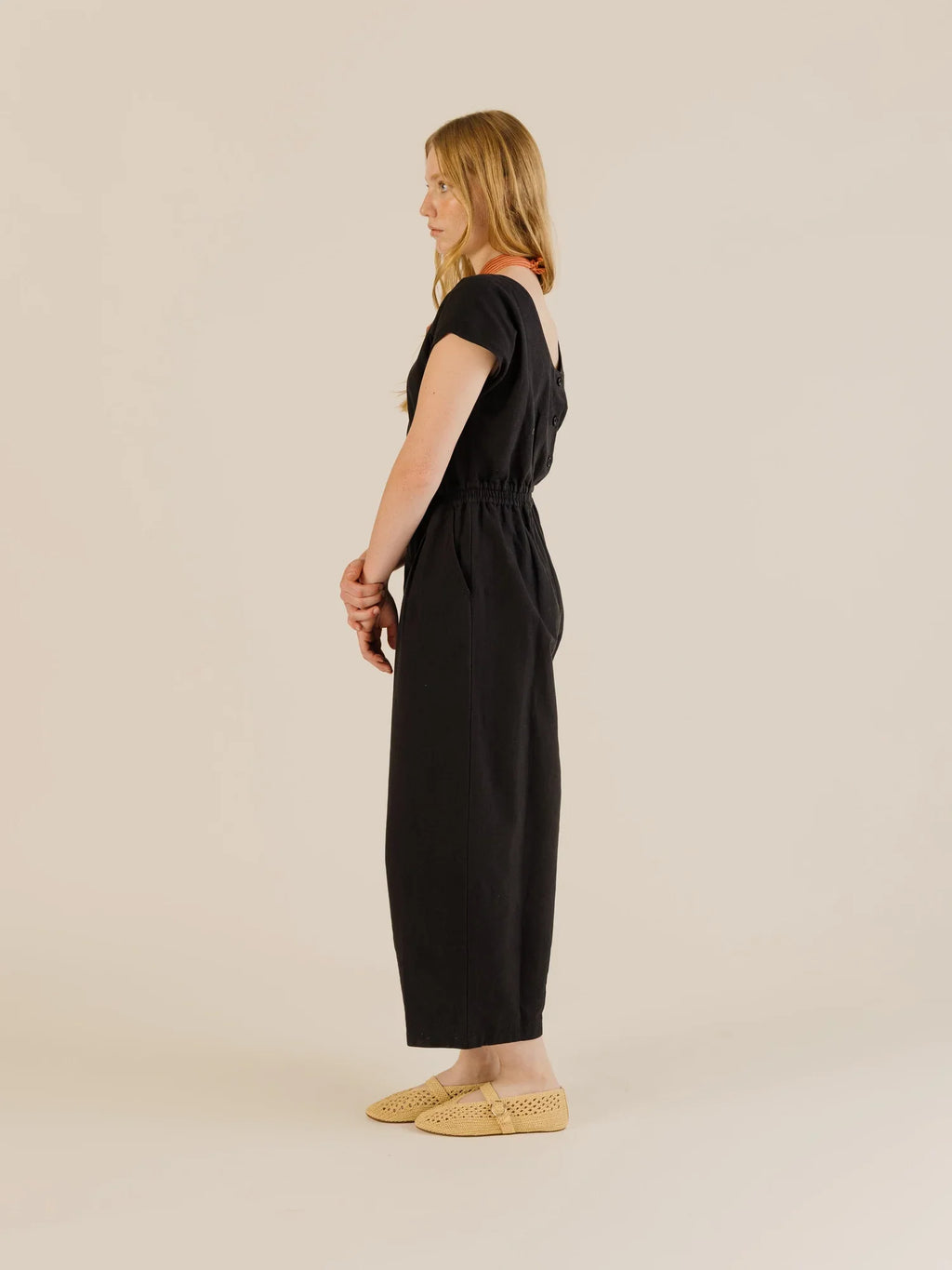 Sideline | Daisy Jumpsuit - Black