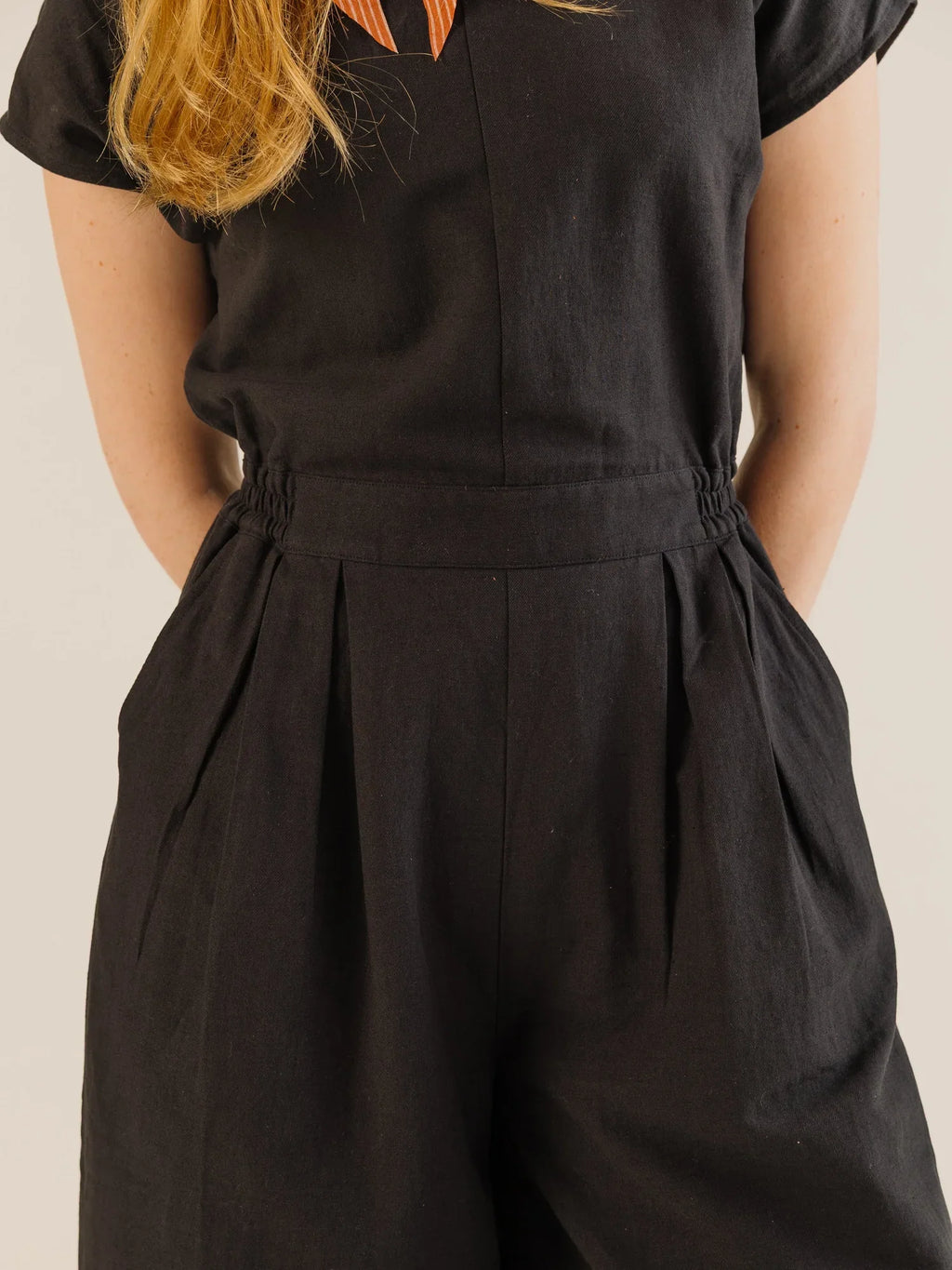 Sideline | Daisy Jumpsuit - Black