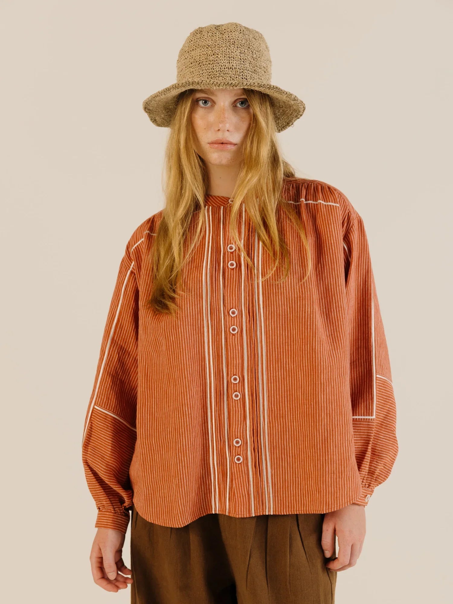 Sideline | Willow Shirt - Brick