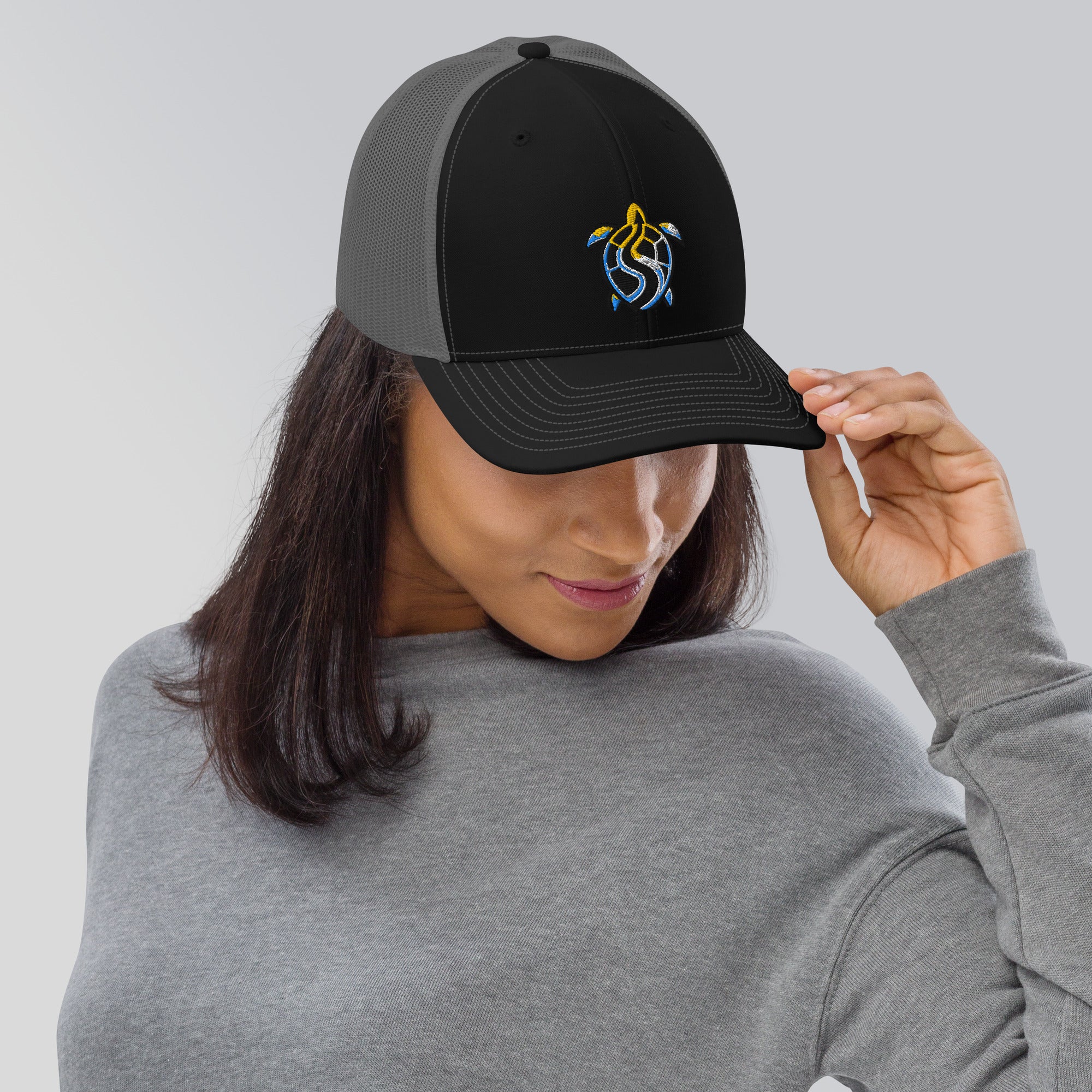 Urban Soul Glow Turtle Trucker Hat
