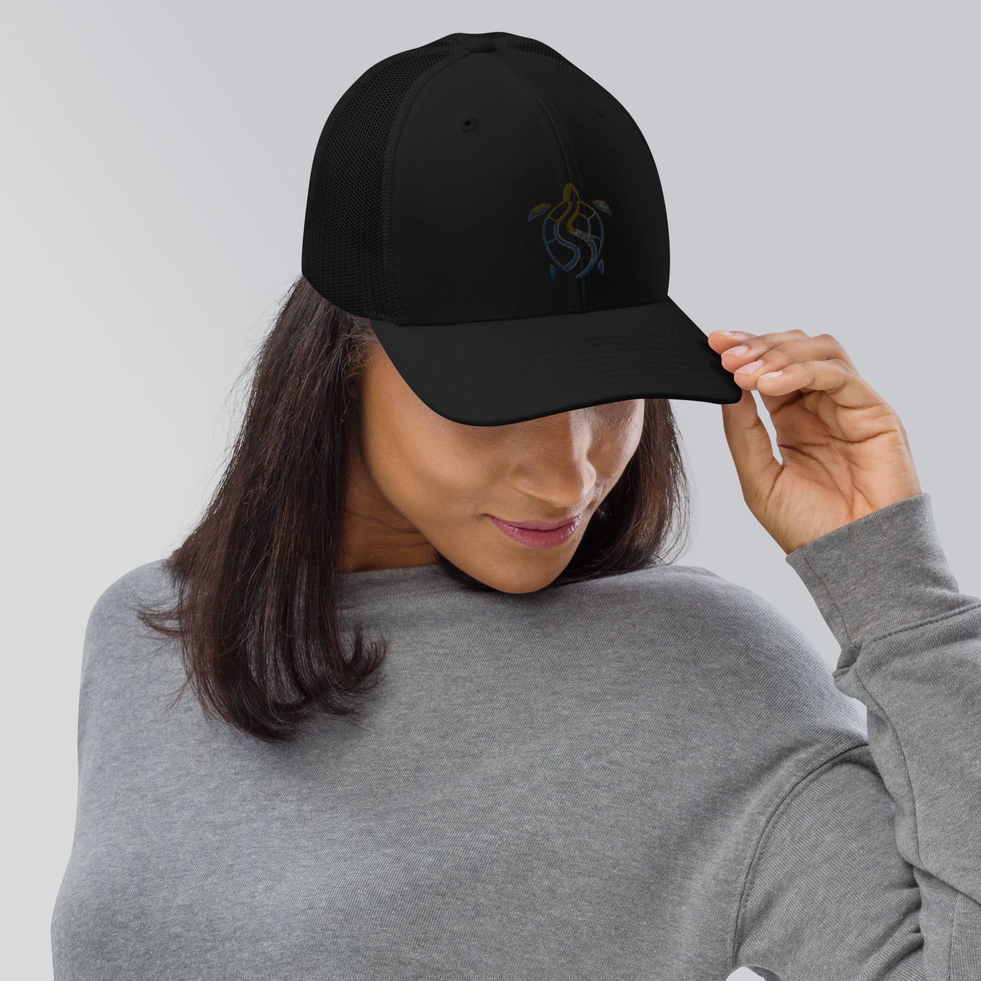 Urban Soul Glow Turtle Trucker Hat