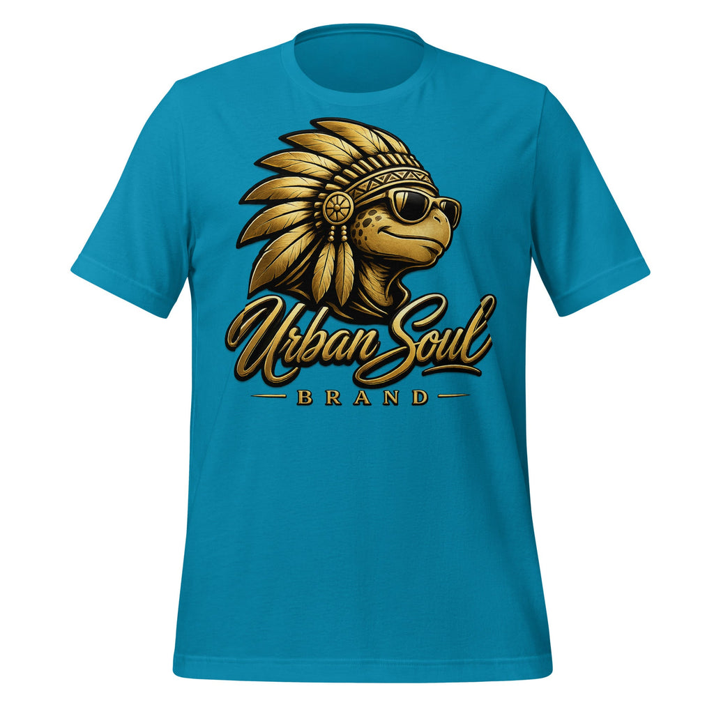 Urban Soul Gold Heritage Turtle T-Shirt