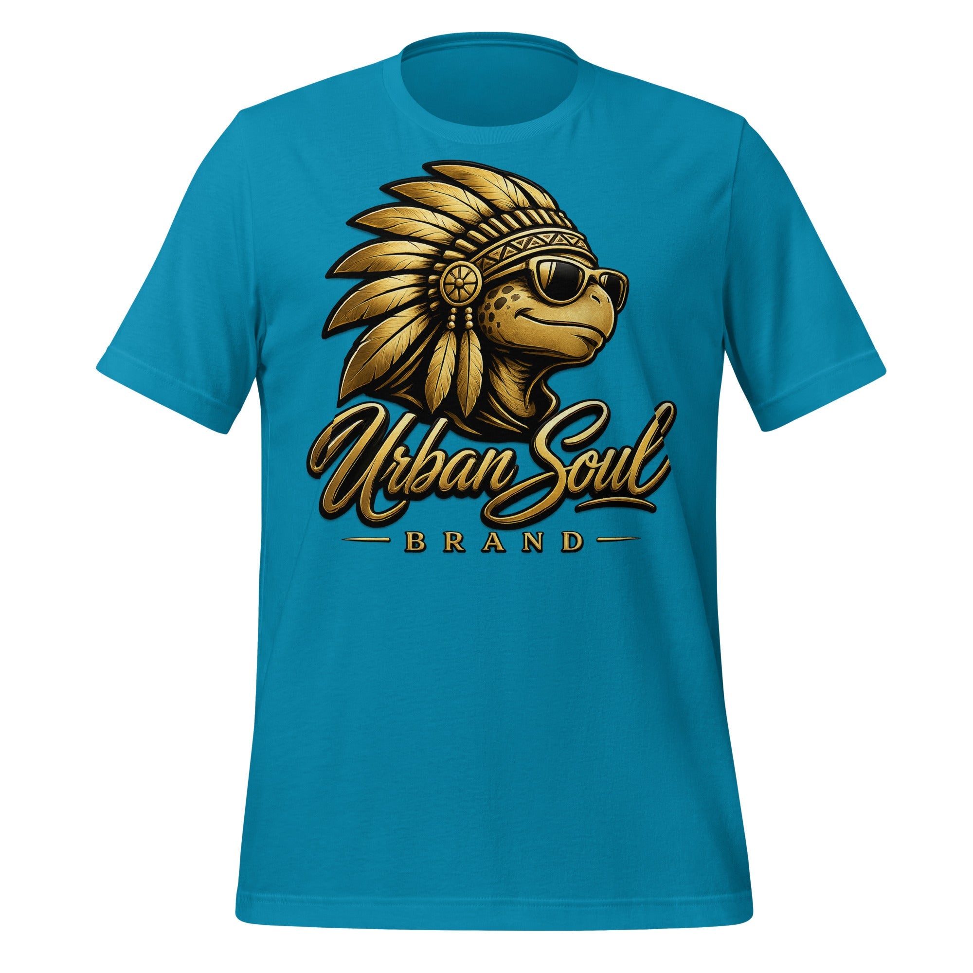 Urban Soul Gold Heritage Turtle T-Shirt