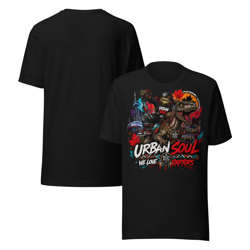 unisex urban soul raptors tee.