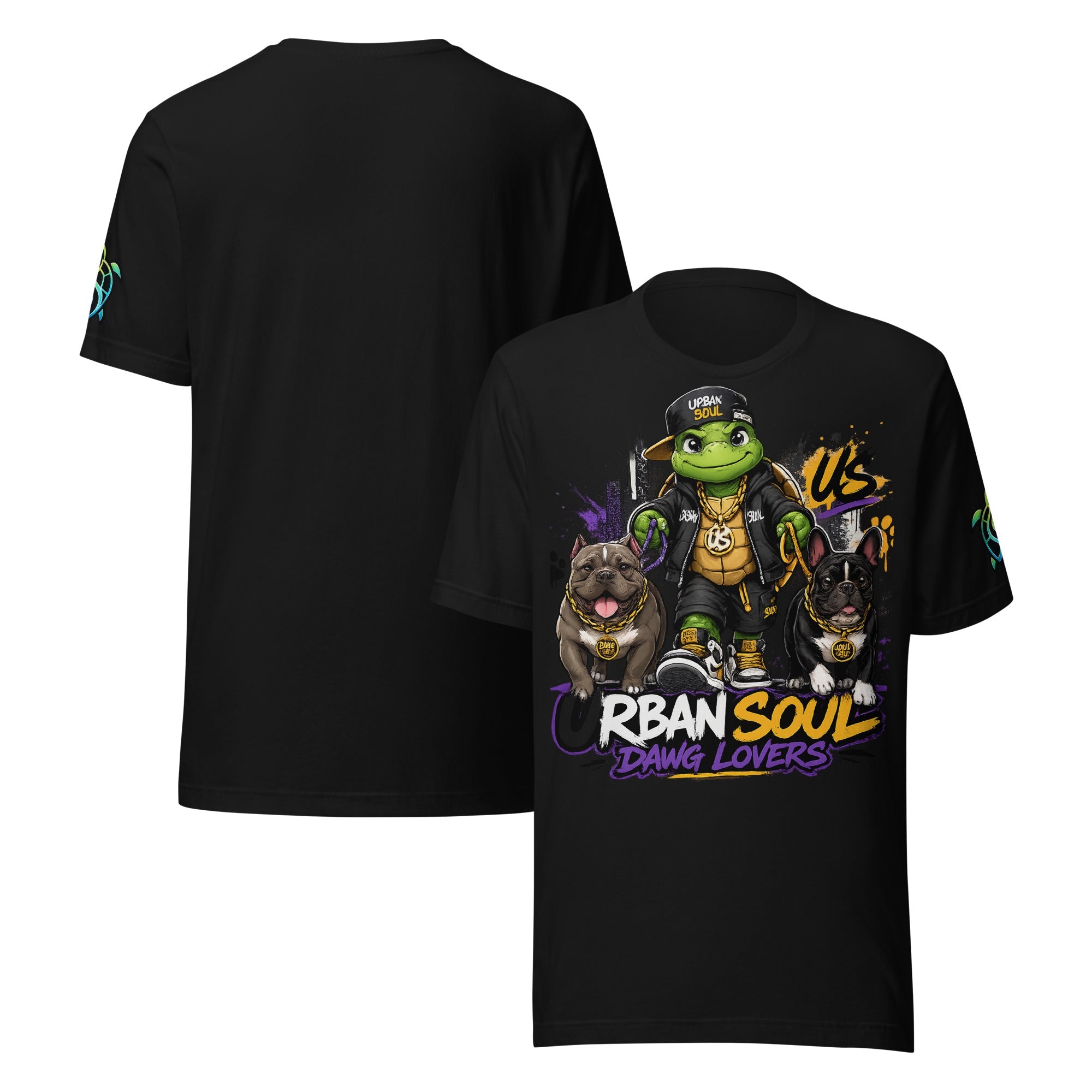 Urban Soul Dog Lovers Tee Premium Streetwear Graphic T-Shirt