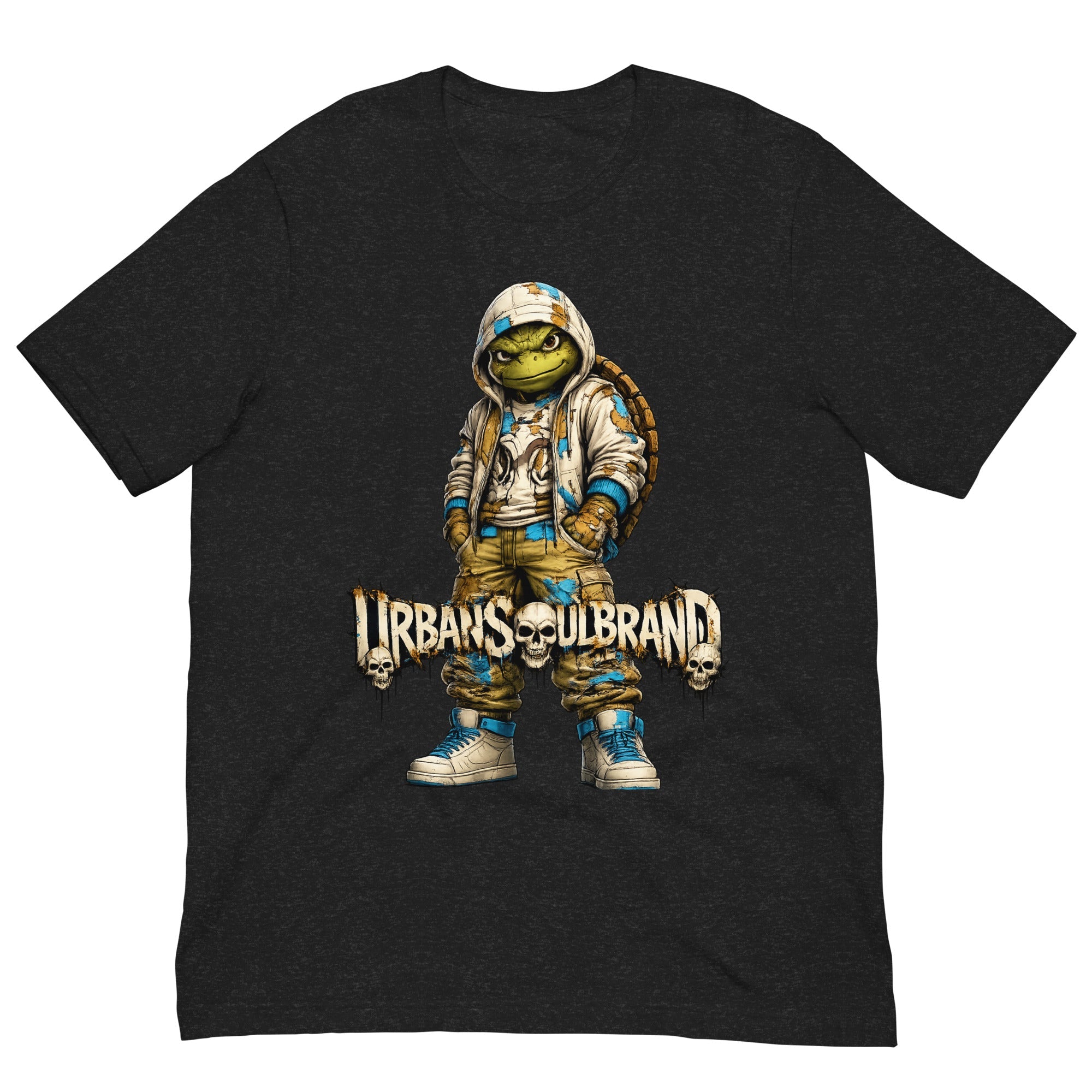 Urban Soul Brand Skull Turtle Streetwear Graphic Tee
