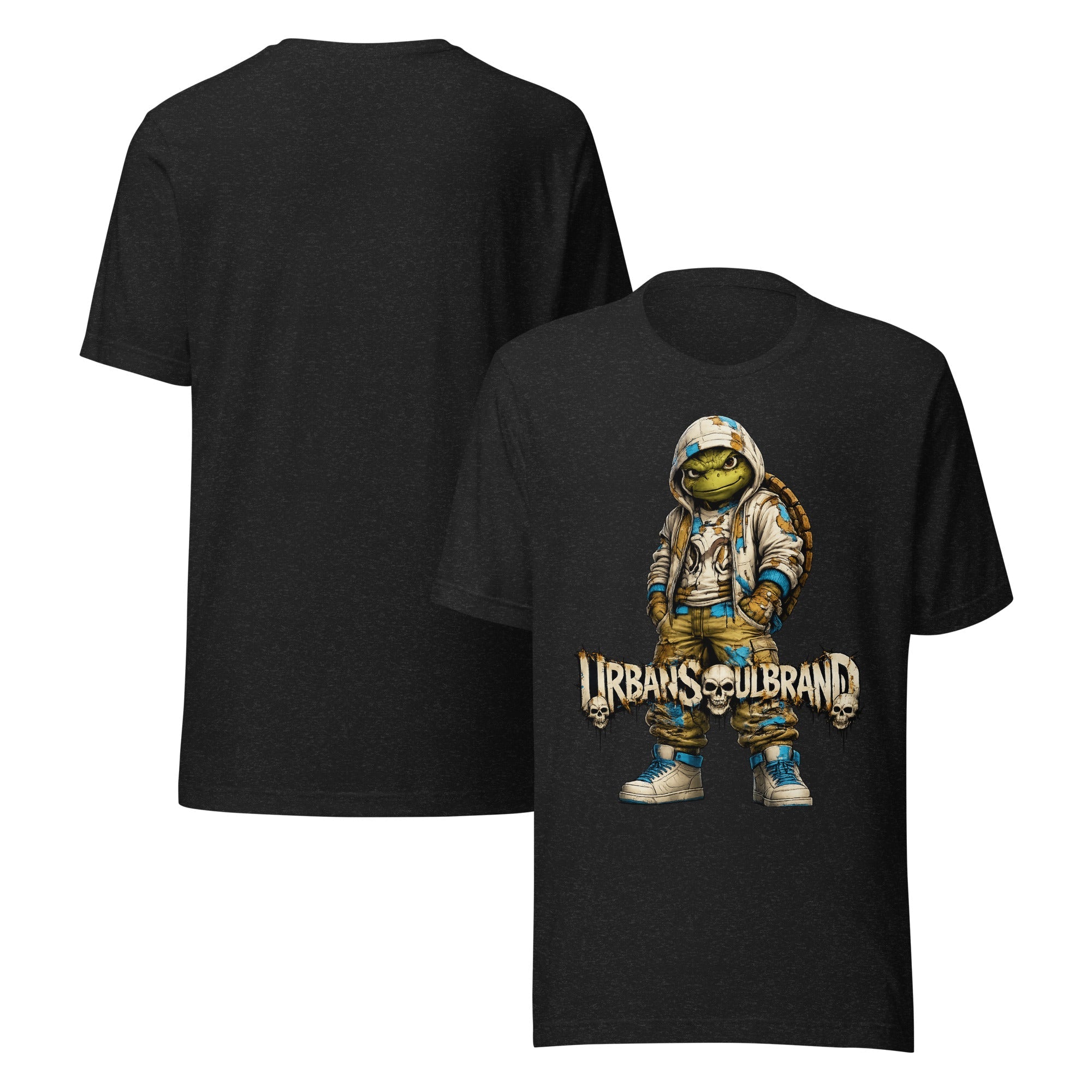 Urban Soul Brand Skull Turtle Streetwear Graphic Tee
