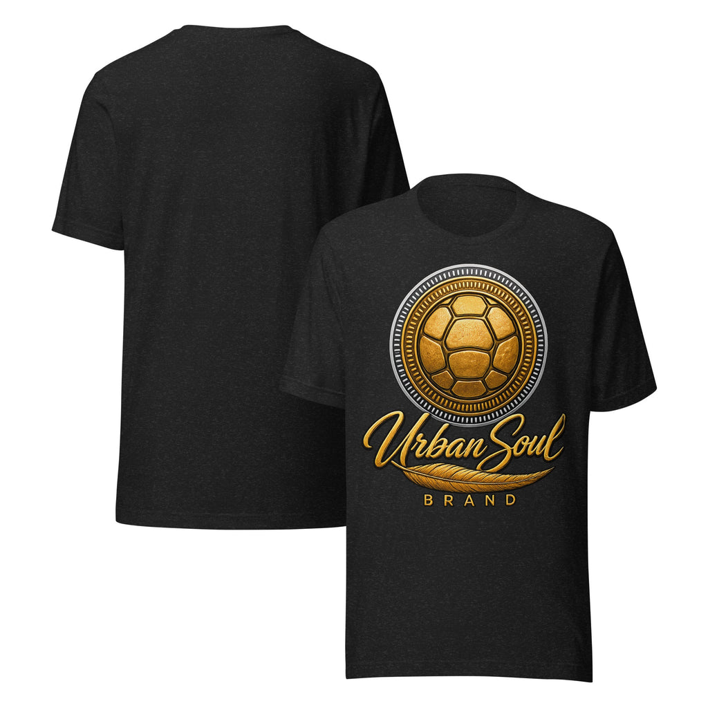 Urban Soul Gold Turtle Emblem Unisex T-Shirt