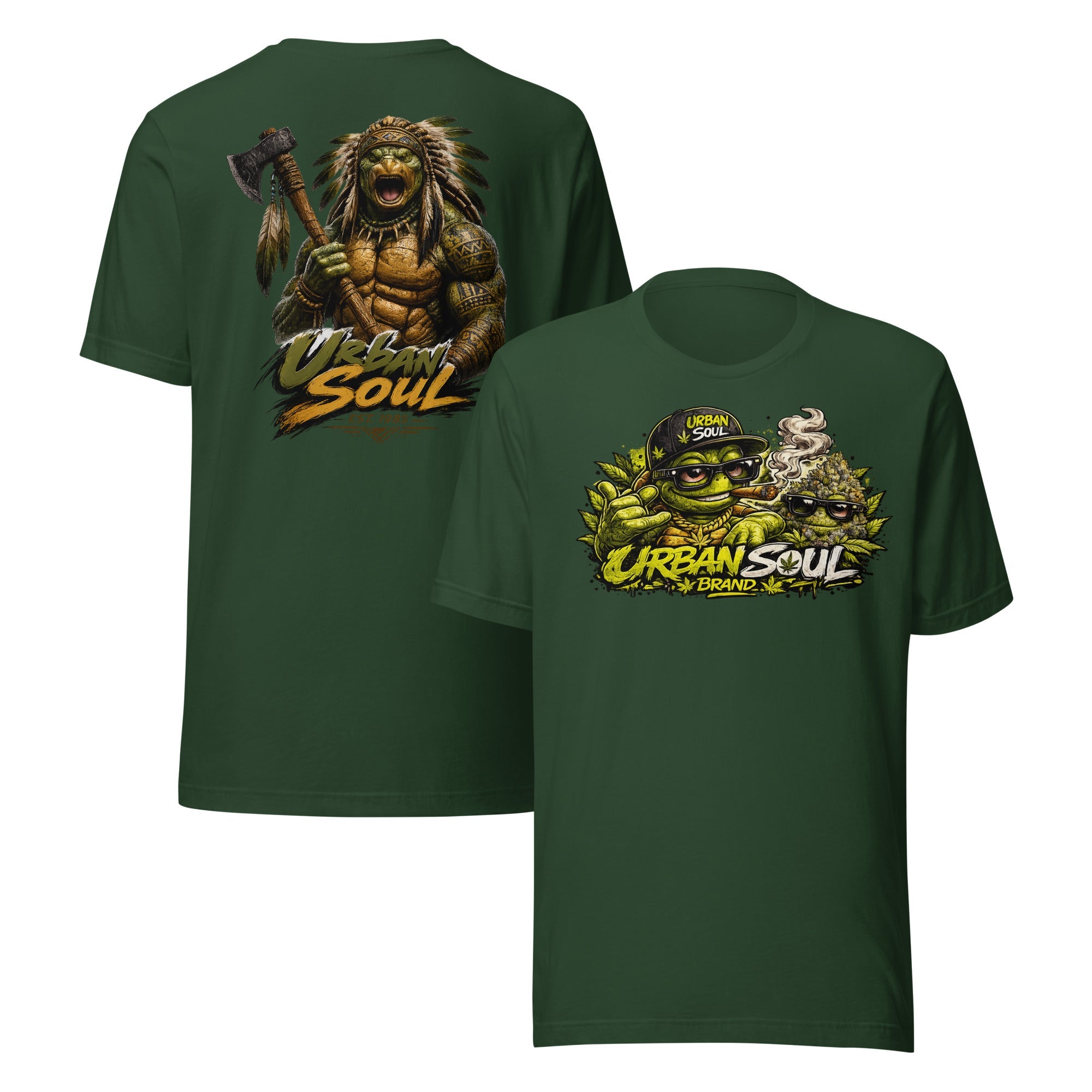 Urban Soul Warrior Turtle Unisex T-Shirt