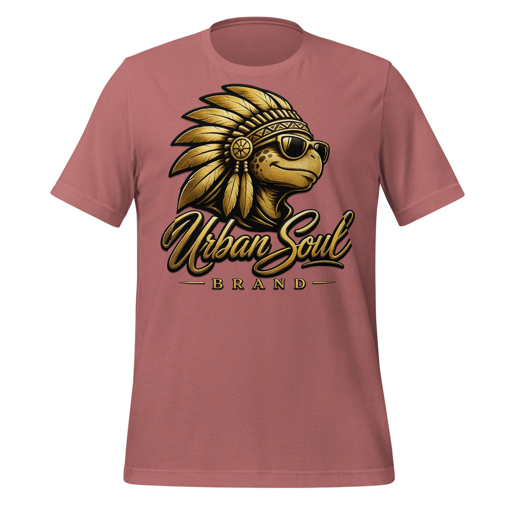 Urban Soul Gold Heritage Turtle T-Shirt