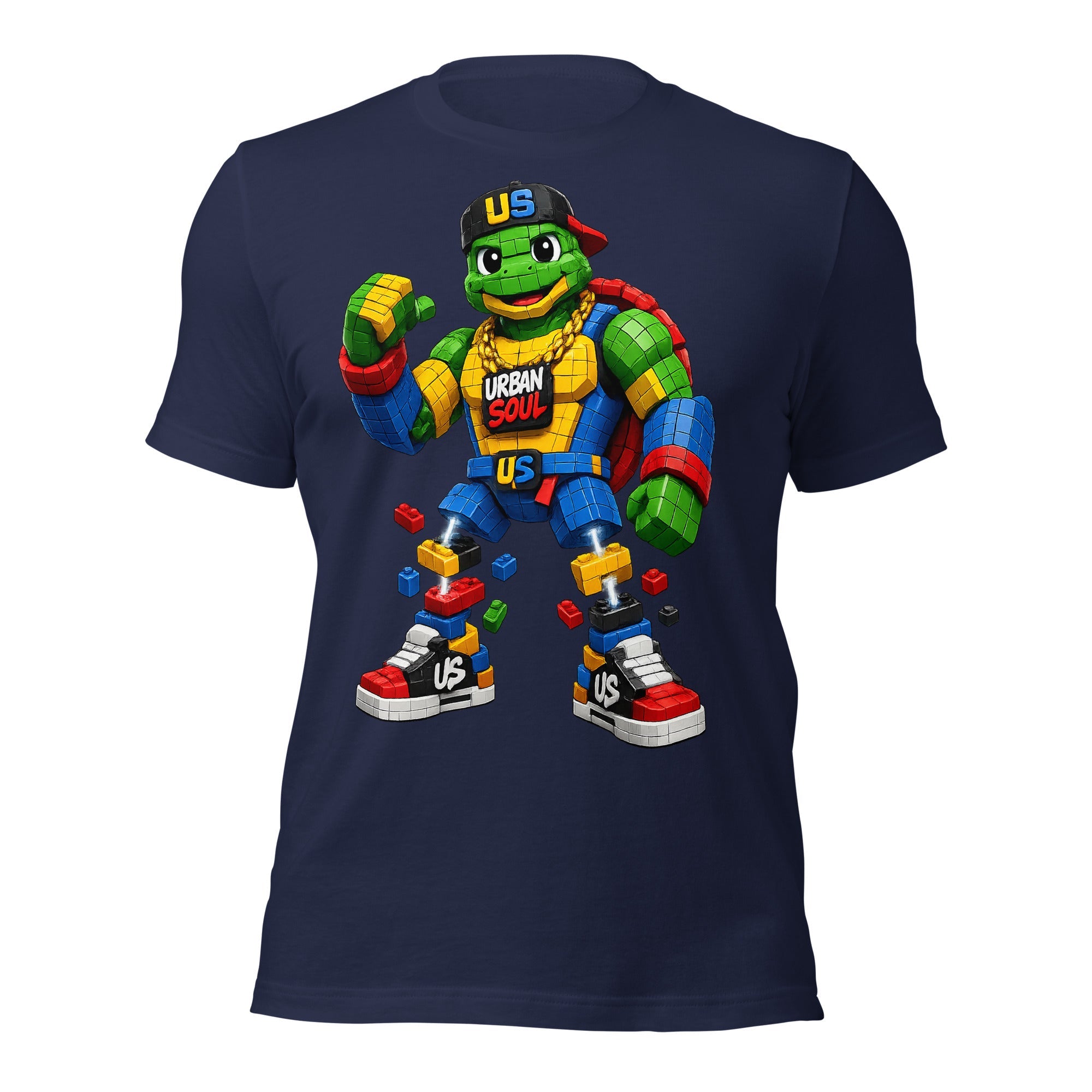 Urban Soul Brand – Block Turtle Streetwear Tee