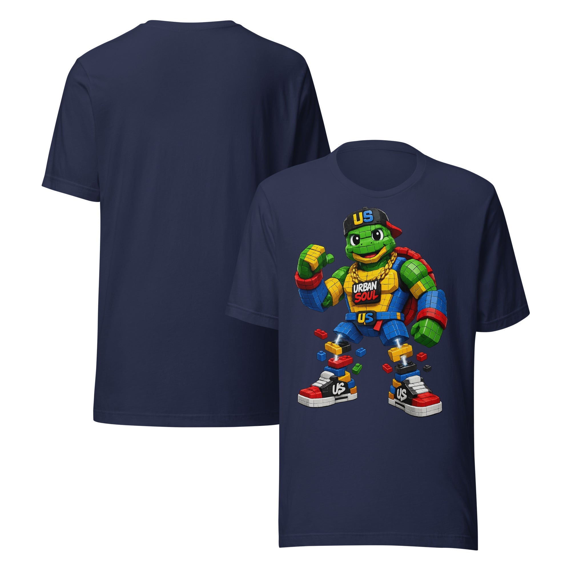 Urban Soul Brand – Block Turtle Streetwear Tee