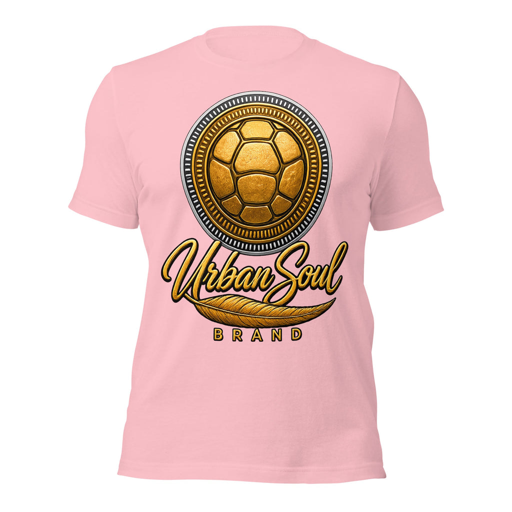 Urban Soul Gold Turtle Emblem Unisex T-Shirt