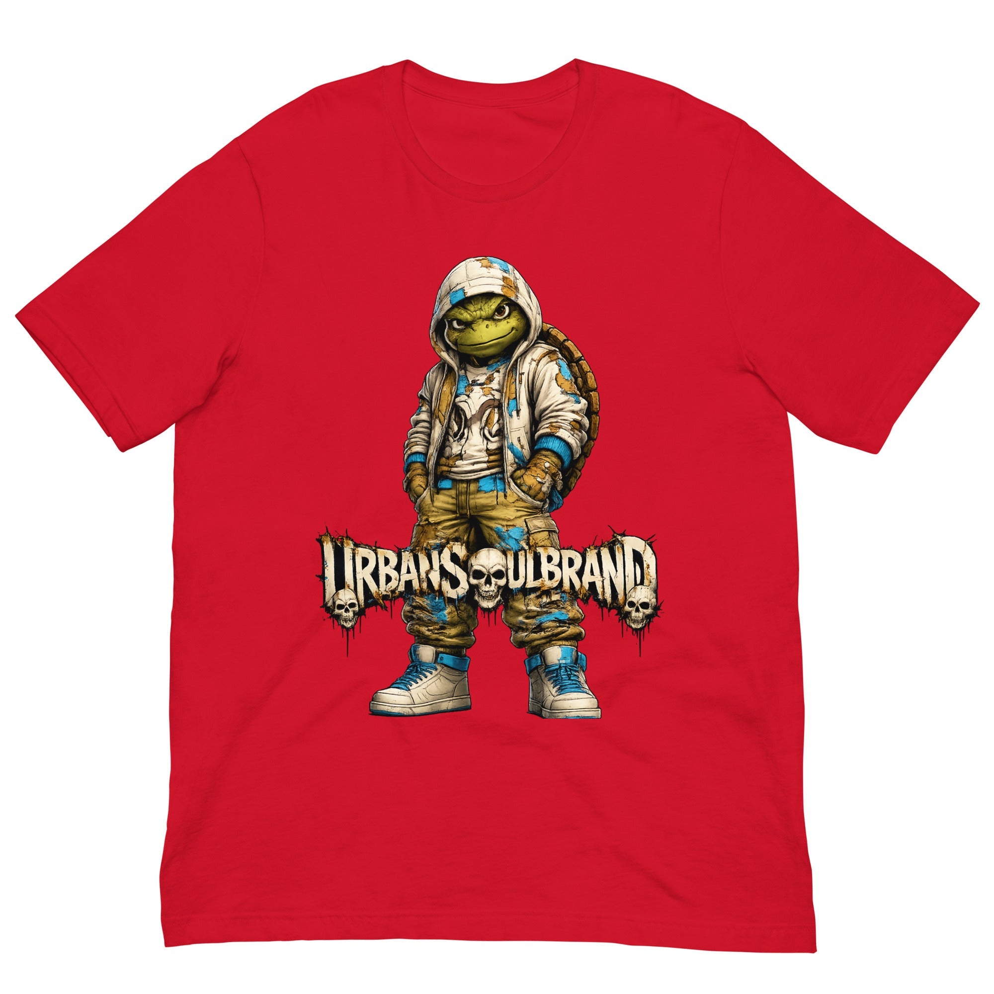 Urban Soul Brand Skull Turtle Streetwear Graphic Tee