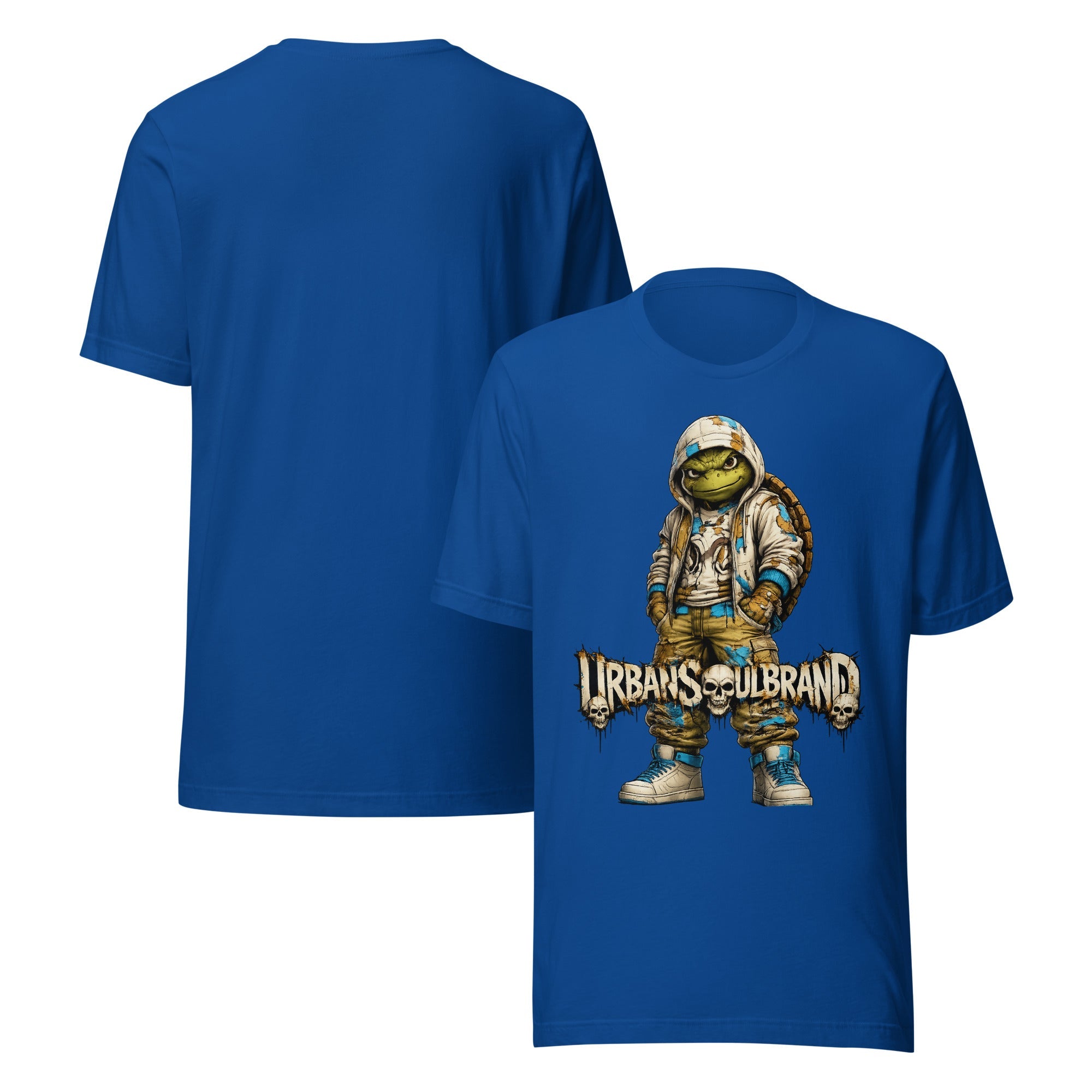 Urban Soul Brand Skull Turtle Streetwear Graphic Tee