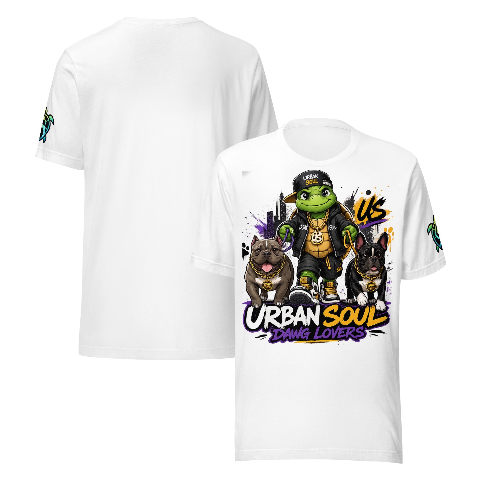 Urban Soul Dog Lovers Tee Premium Streetwear Graphic T-Shirt