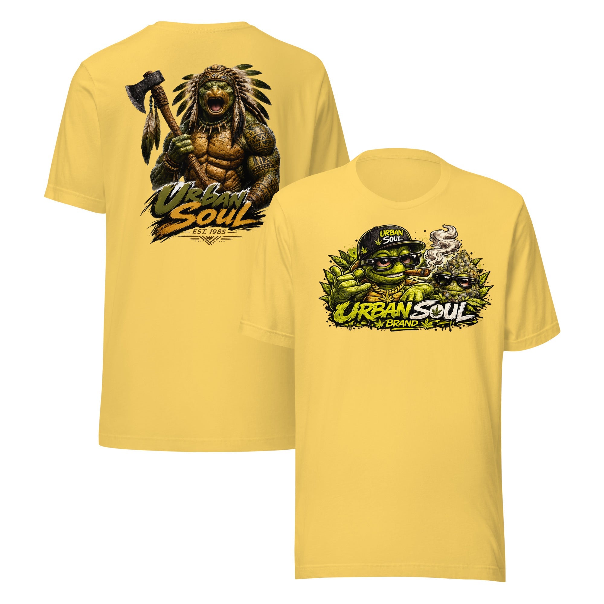 Urban Soul Warrior Turtle Unisex T-Shirt