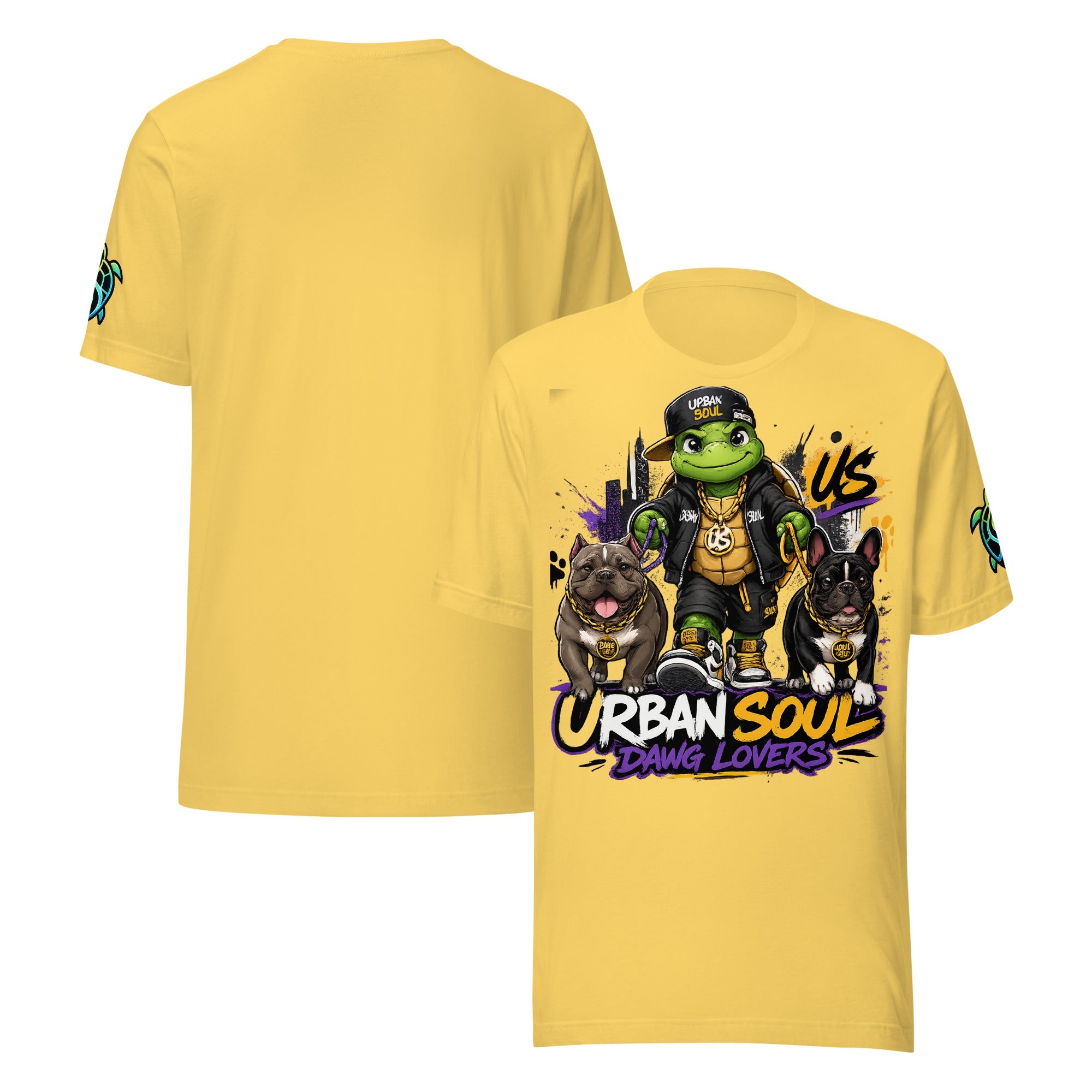 Urban Soul Dog Lovers Tee Premium Streetwear Graphic T-Shirt